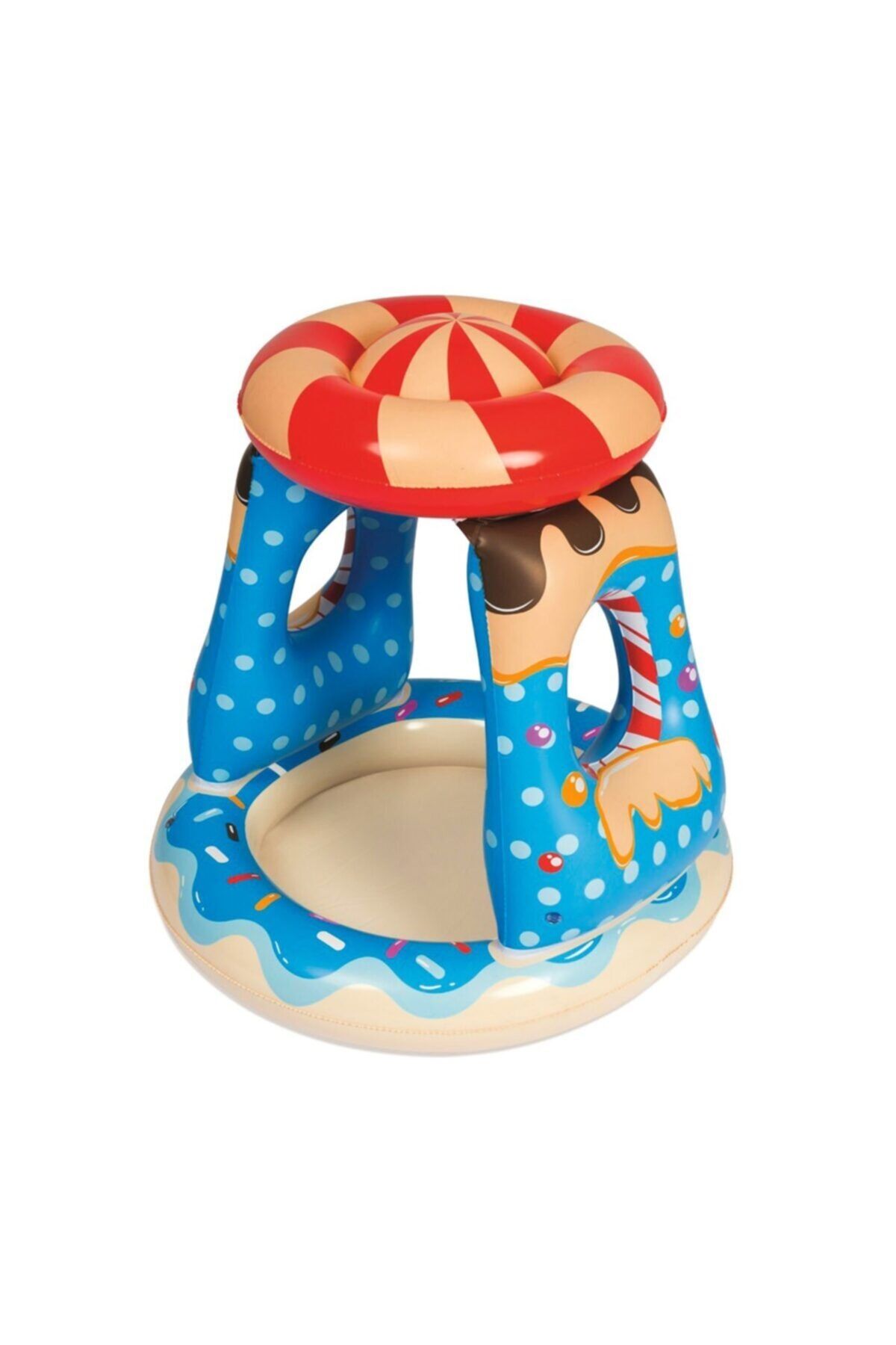 BESTWAY Yılın Ilk Fırsatları - Gölgelikli Candyville Havuz - ™ Beyaz At®