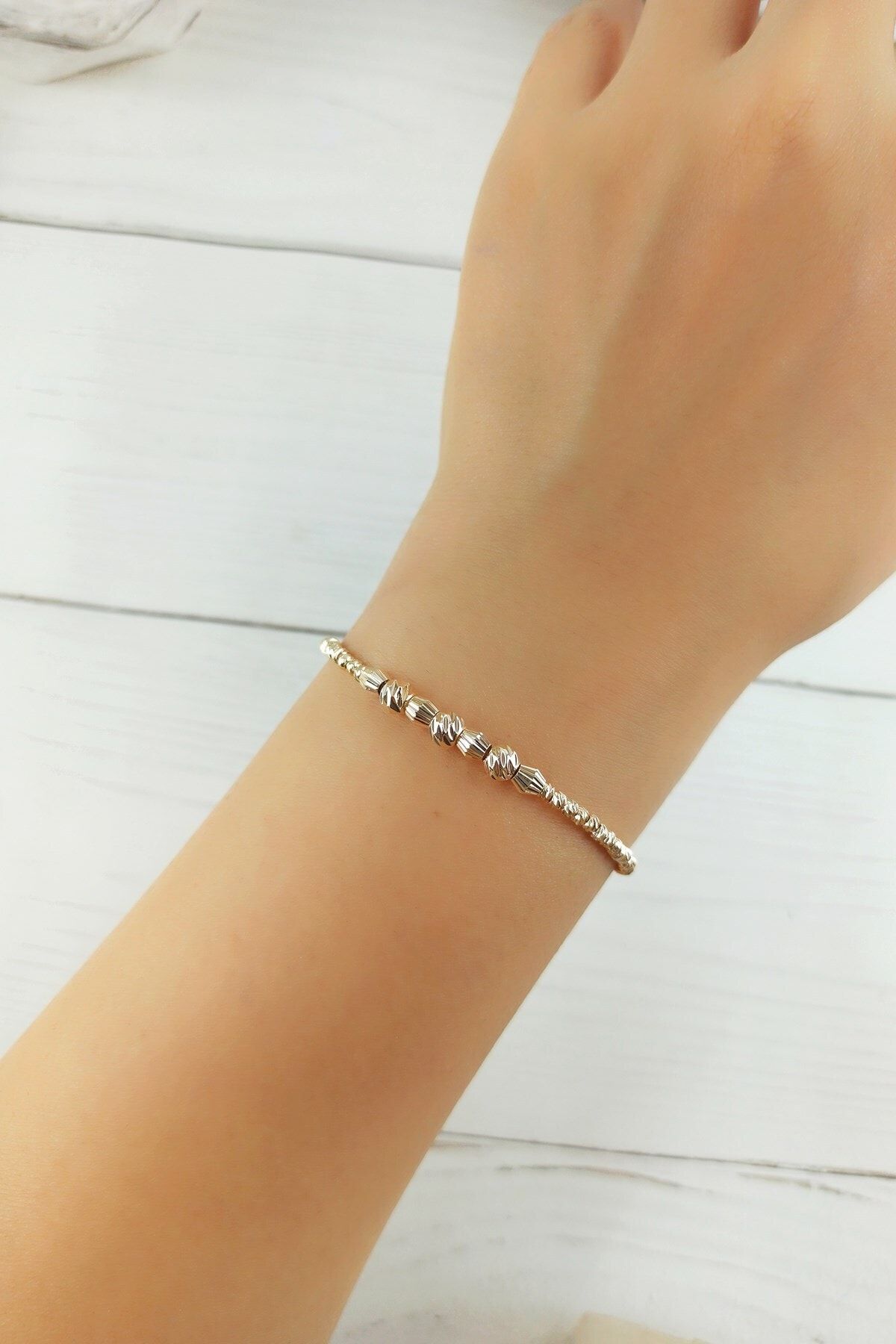 Çlk Accessories Kesme Boncuk Dorika Bileklik B300