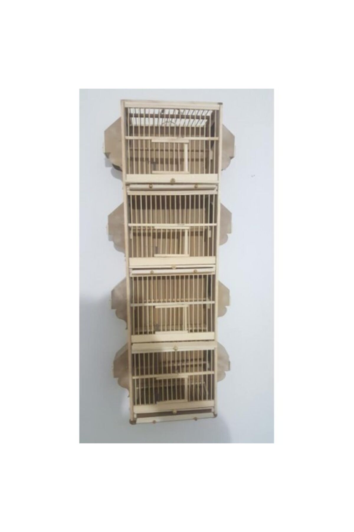 cotanakkafes Ötüm Ders Kafesi 4 Katlı Ahşap 102x29x18