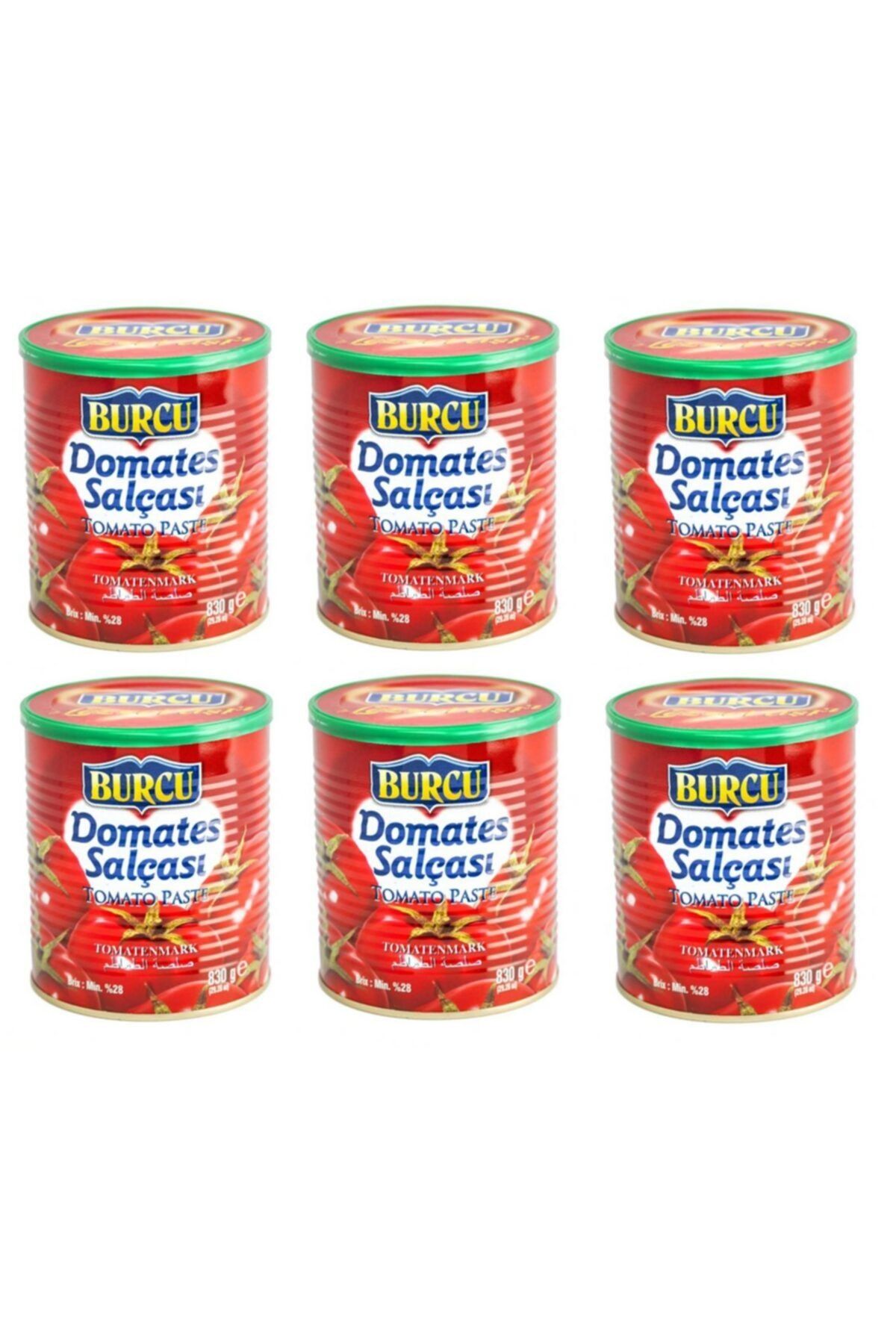 BURCU Domates Salçası 830 Gr X 6 Adet