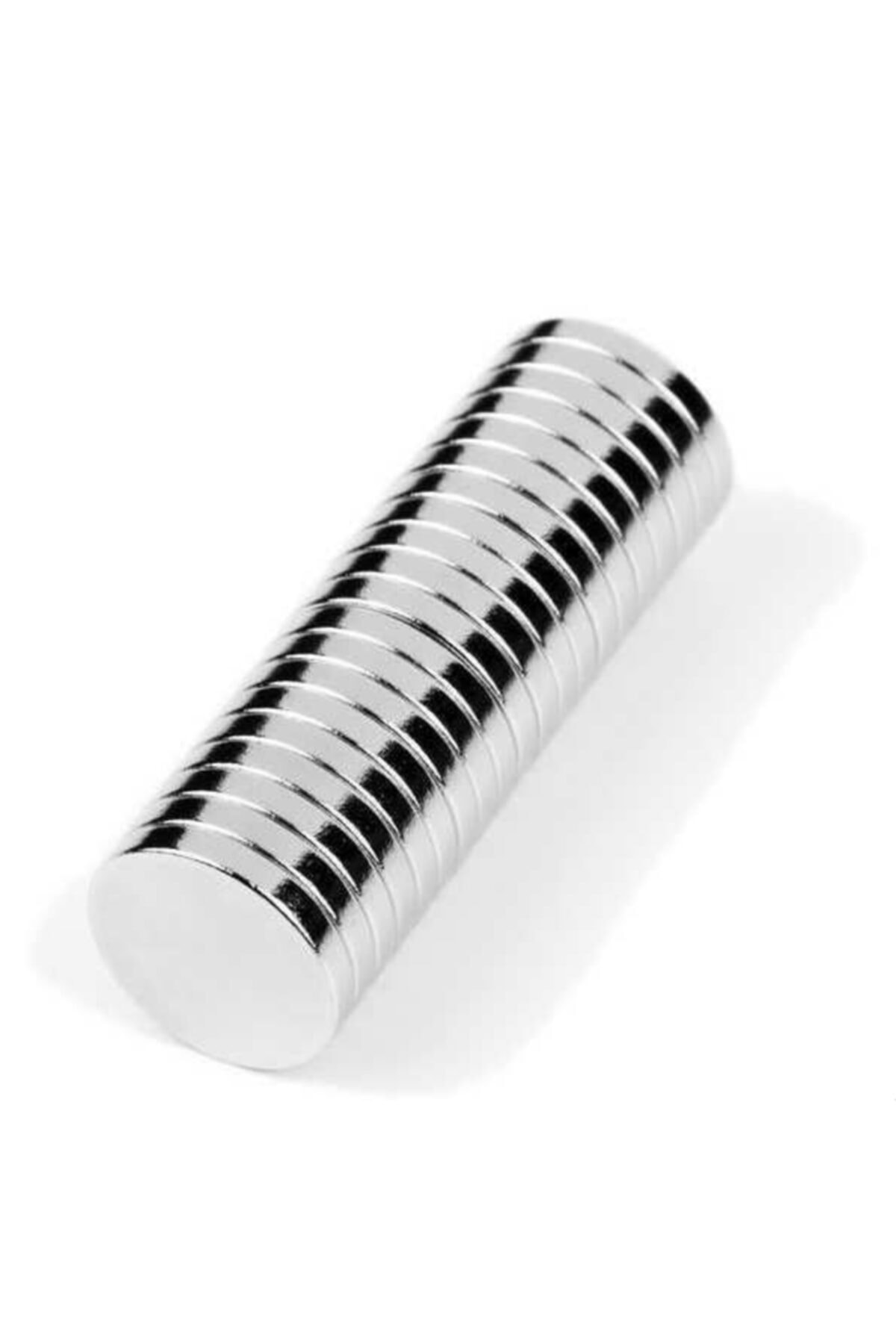 Dünya Magnet 100 Adet Çap 8mm X Kalınlık 1,5mm Yuvarlak Süper Güçlü Neodyum Mıknatıs