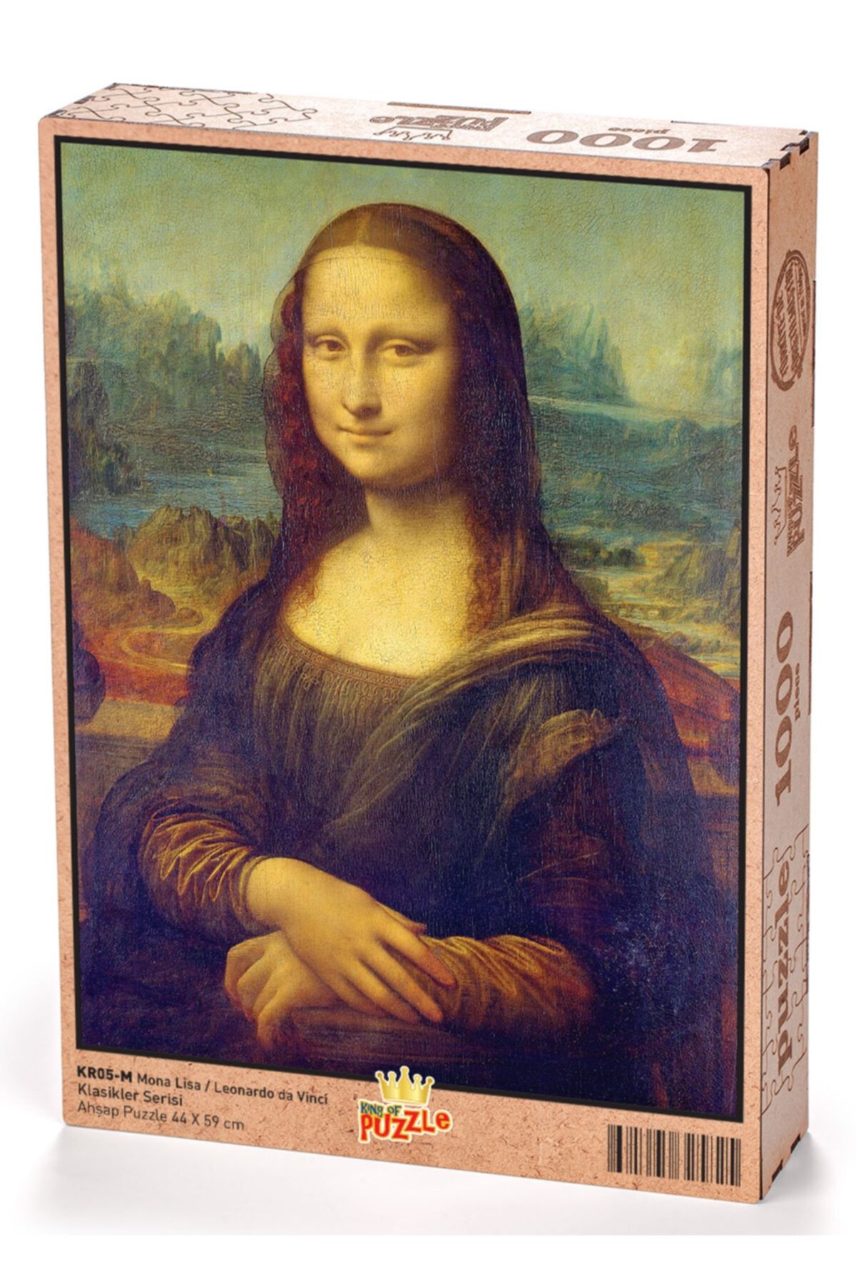 King Of Puzzle Klasikler Serisi - Mona Lisa Leonardo Da Vinci 1000 Parça Puzzle