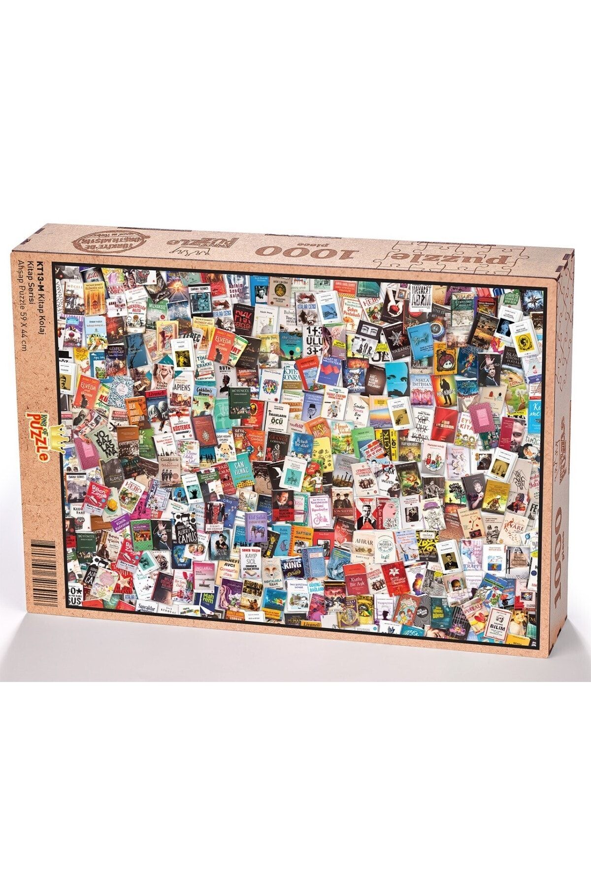 King Of Puzzle Kitap Kolaj Ahşap Puzzle 1000 Parça
