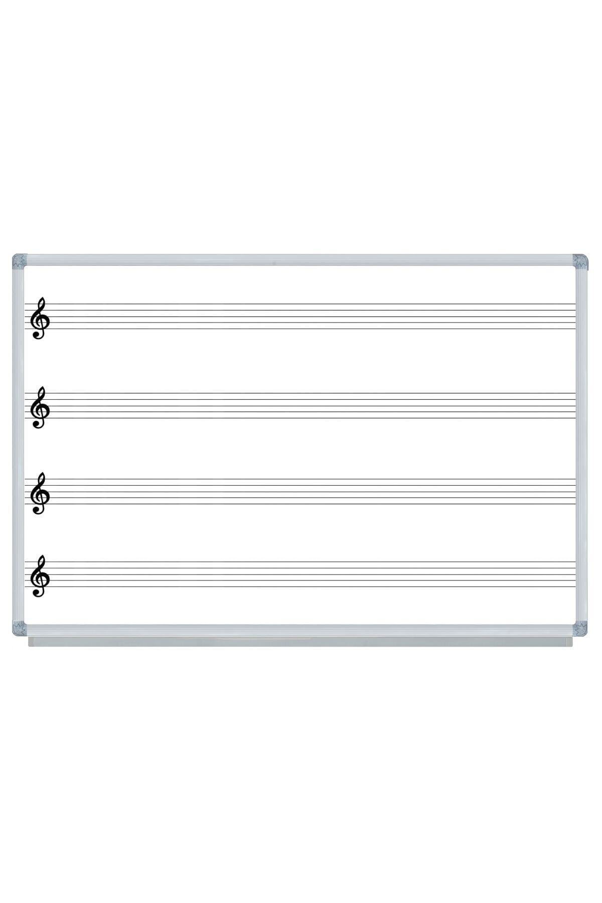 ABC Duvara Monte Müzik Çizgili Yazı Tahtası 120x200