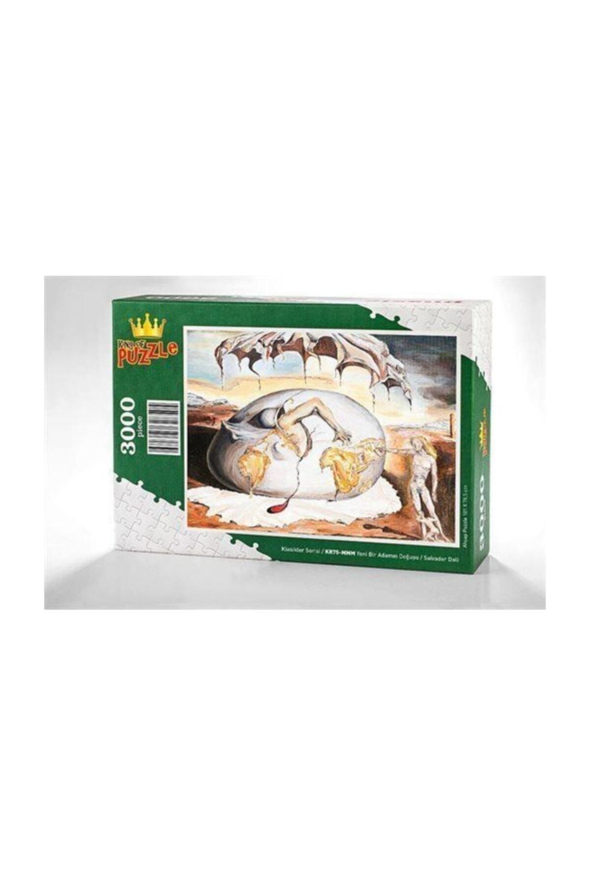King Of Puzzle Yeni Bir Adamın Doğuşu Salvador Dali Ahşap Puzzle 3000 Parça