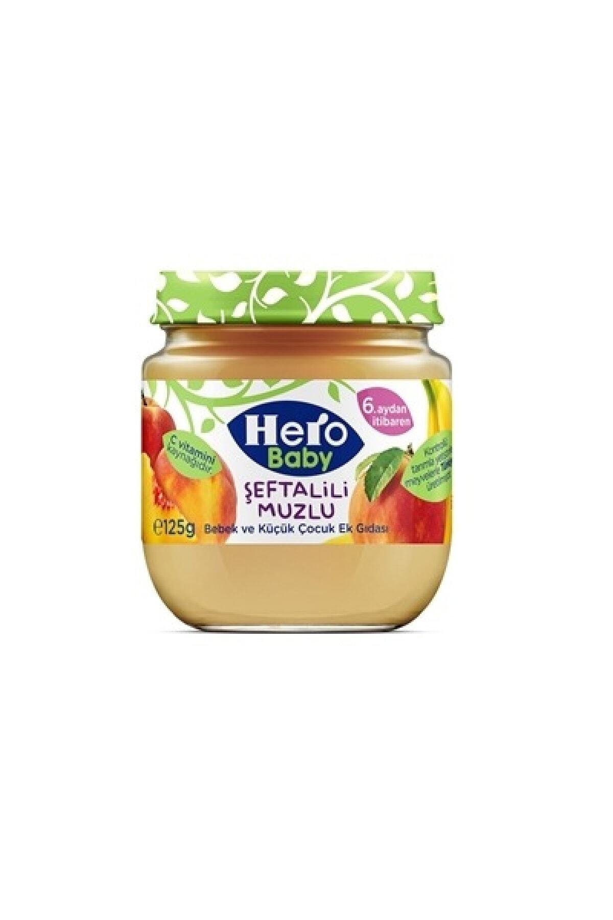 Hero Baby Şeftali Muz Kavanoz Mama 125 gr