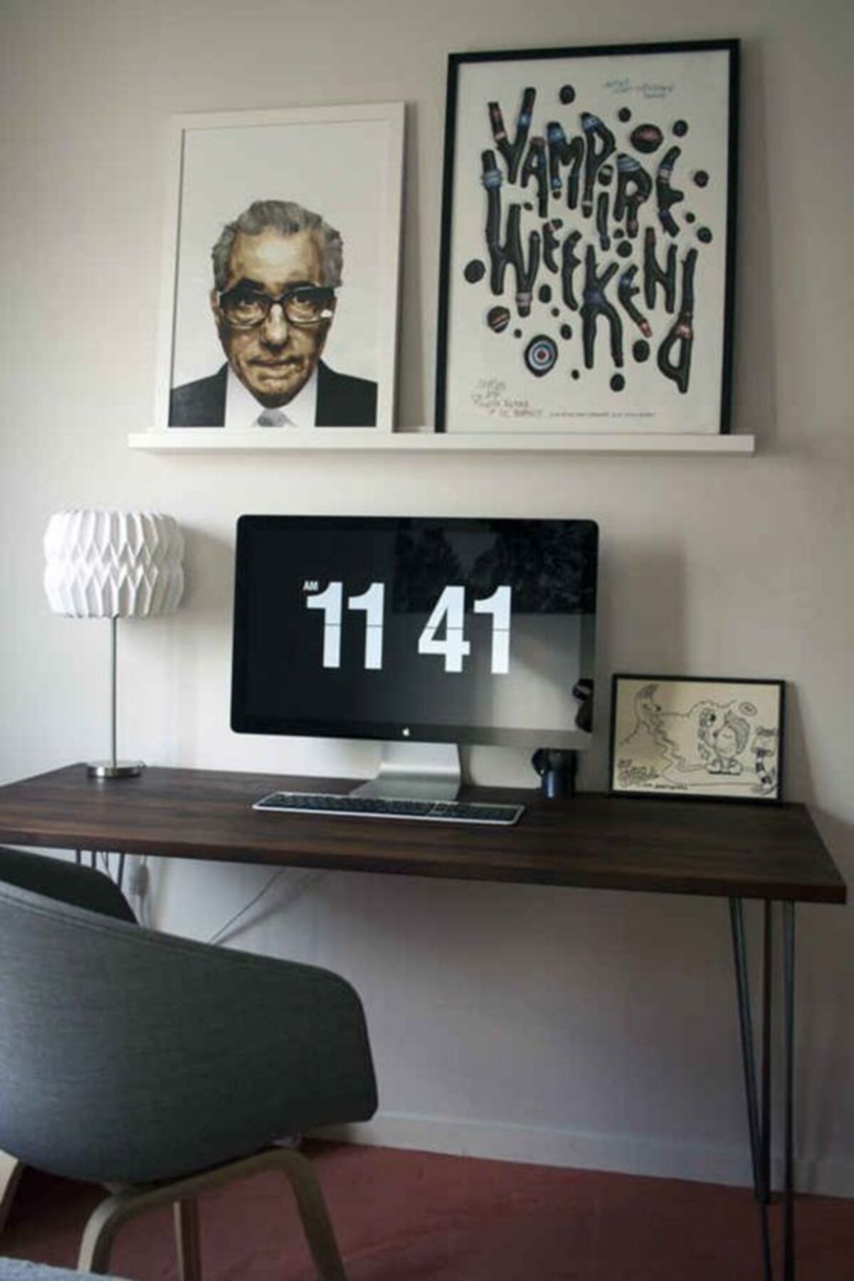 vioys Masif Eskitme Çalışma Masası Modern Tasarım
