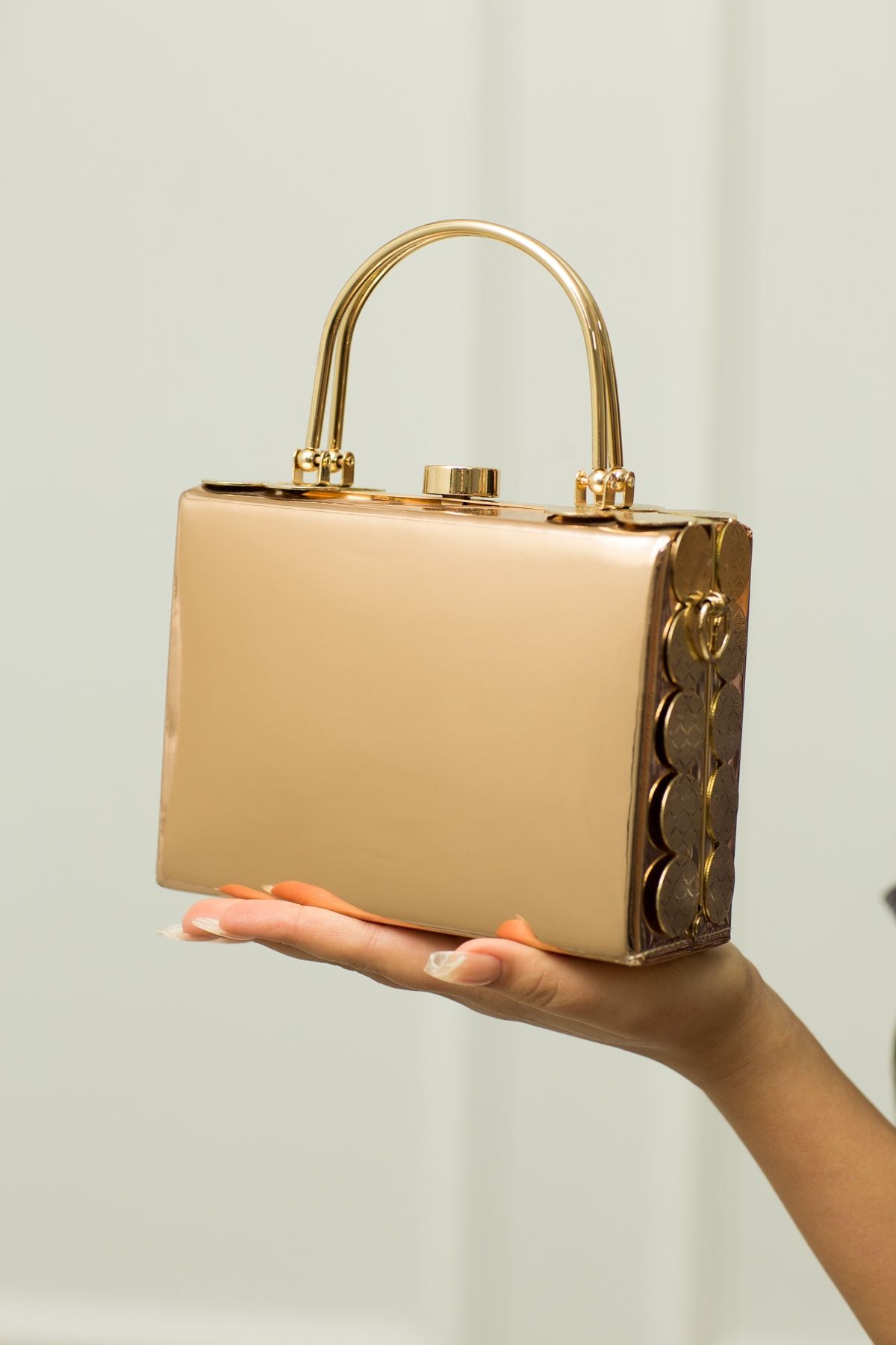 weem bag Tutmalı Rose Ayna Abiye Çanta