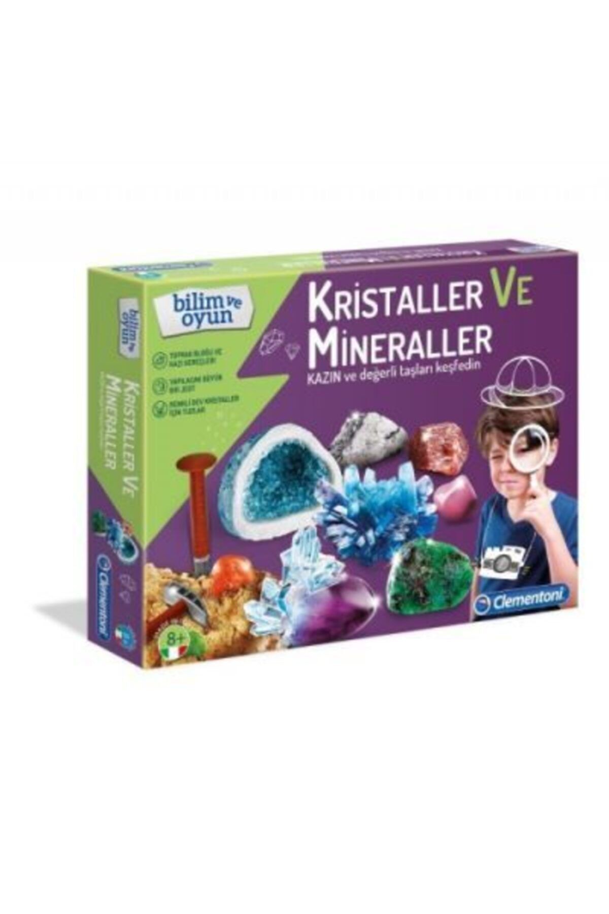 CLEMENTONI Bilim Ve Oyun Kristaller Ve Mineraller