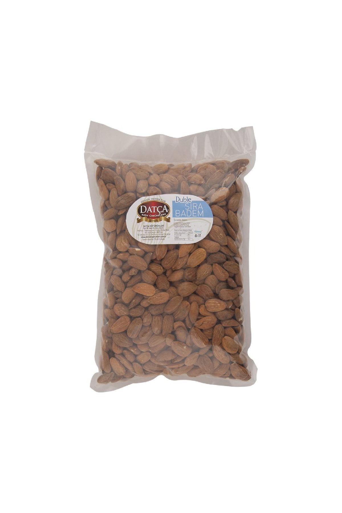 Datça Köy Ürünleri Datça Çiğ Duble Sıra Badem 1000 Gr