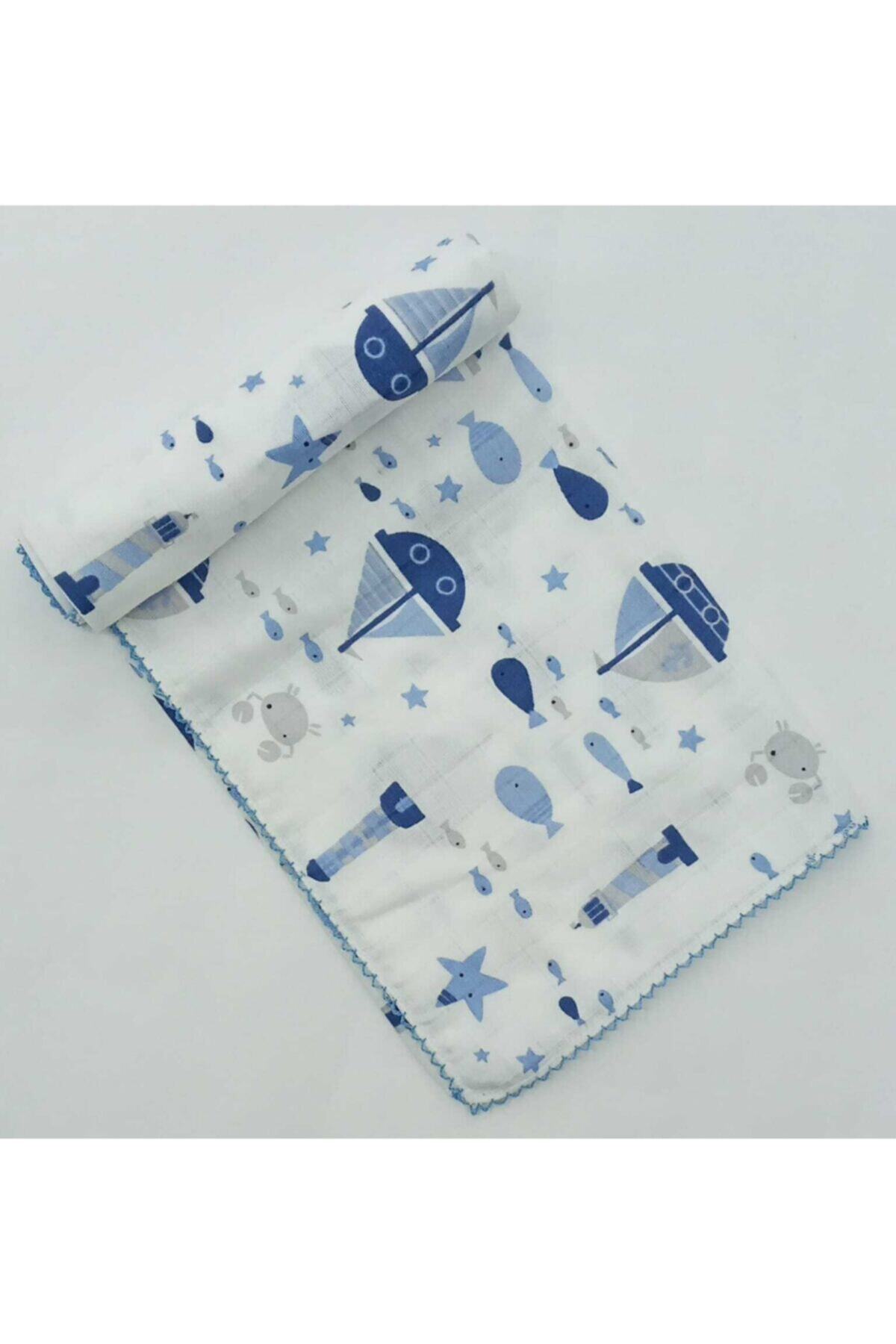 BabyWorldStore Yelken Desenli Müslin Battaniye