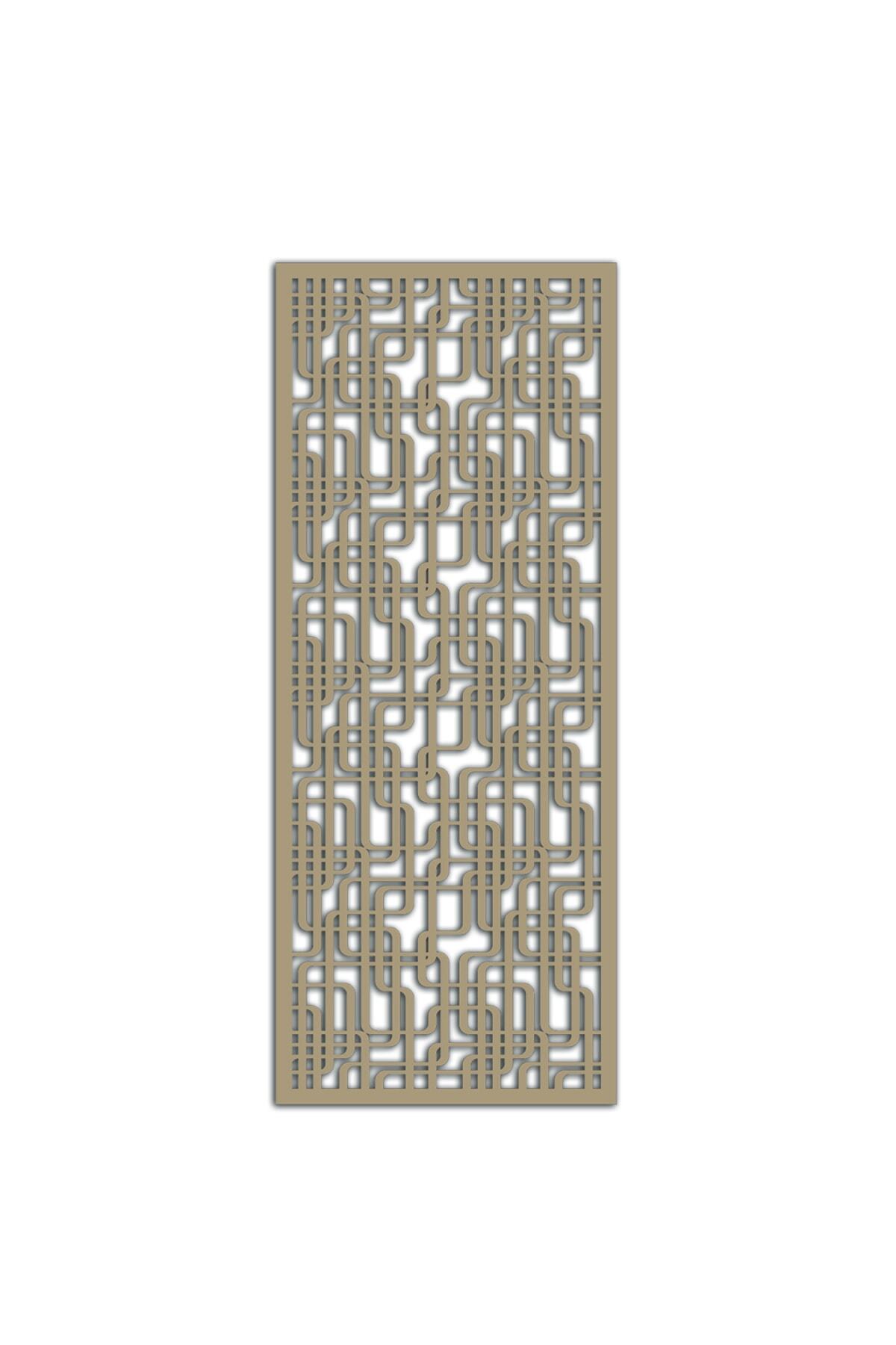 Liar Dekor Liar Ahşap Seperatör (Paravan) - KSP-56 - (10 mm) - (69 cm x 139 cm) - (Ham)