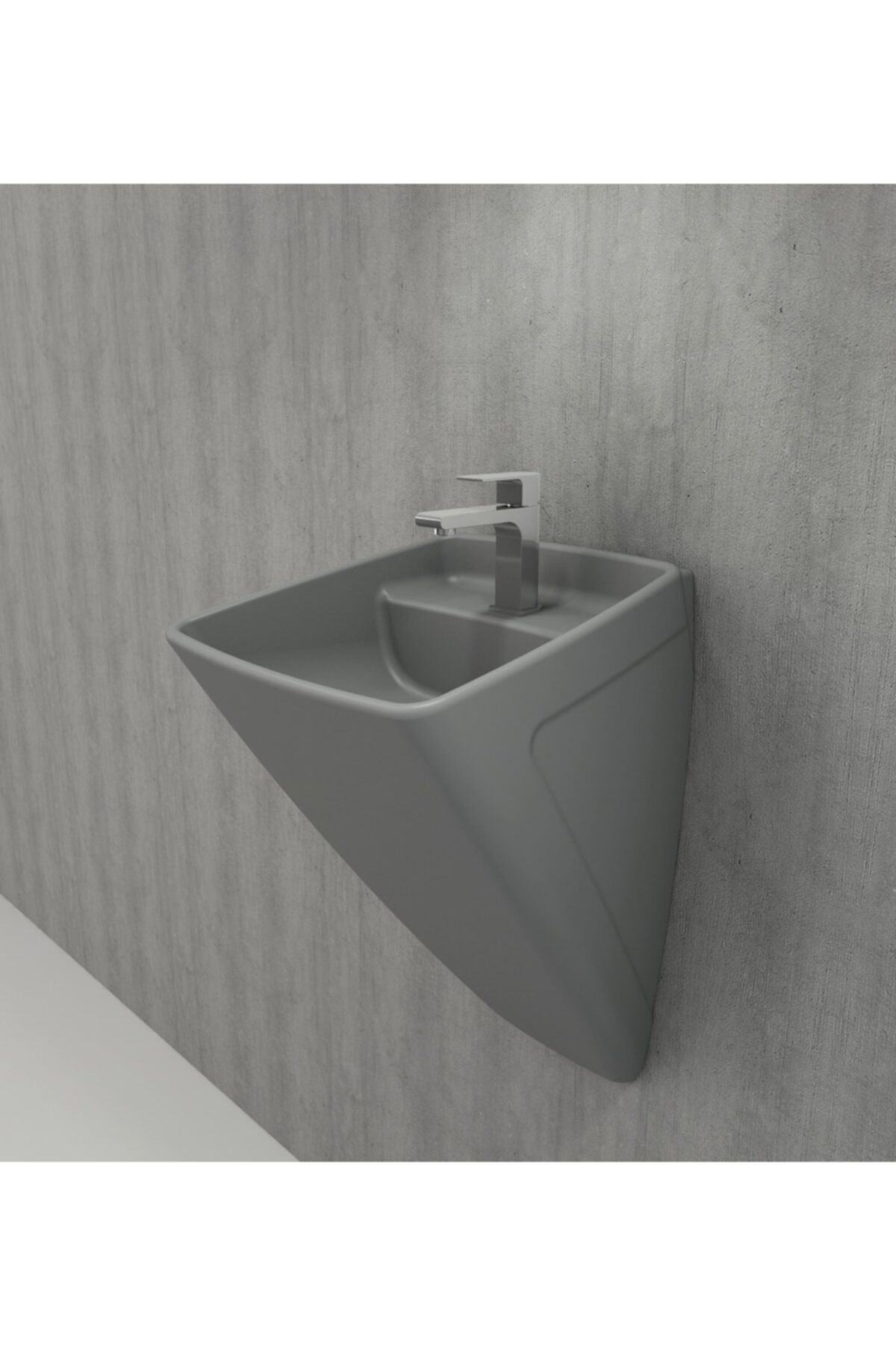 Bocchi Firenze Asma Monoblok Lavabo Gri