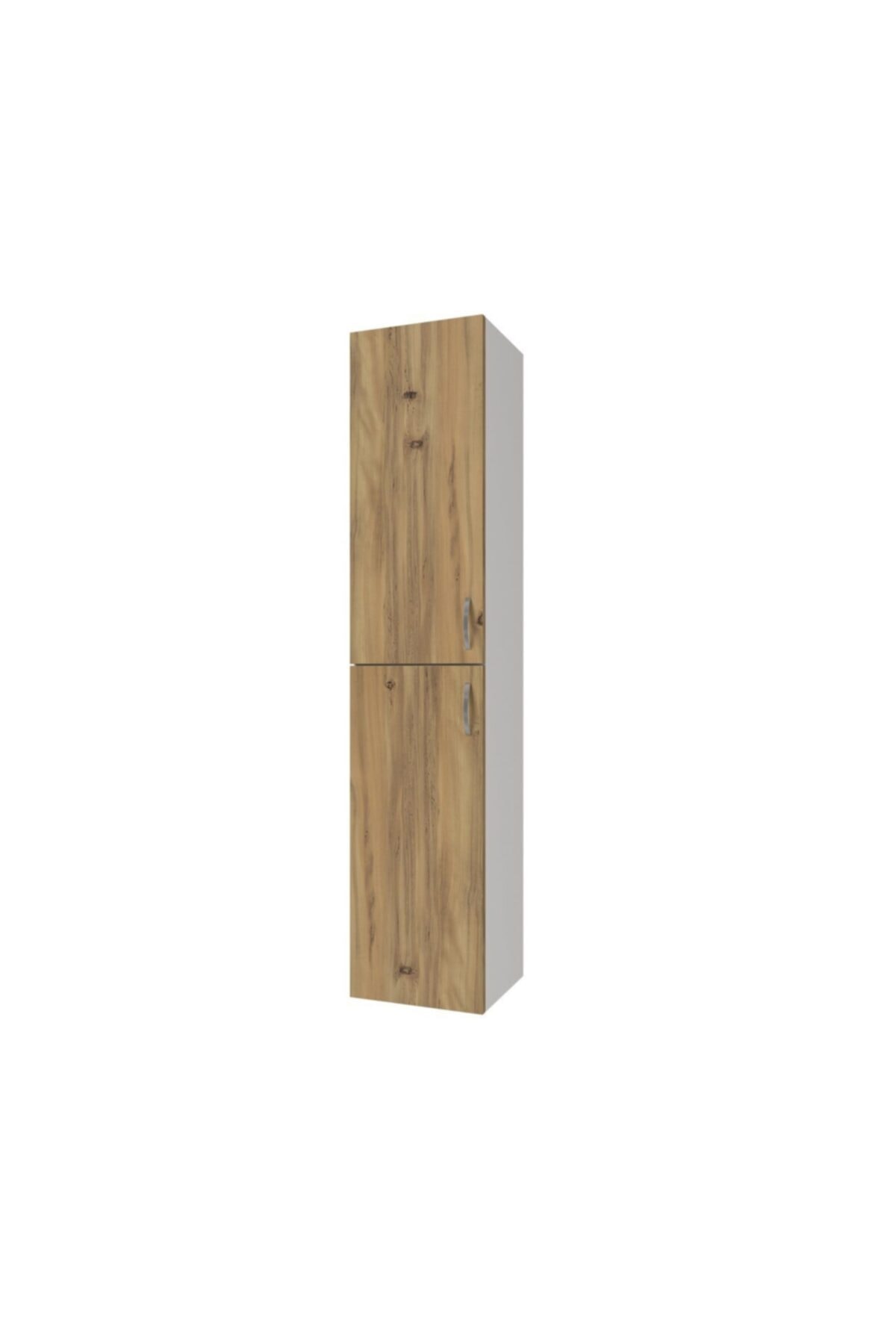 banos Bd1 Ayaksız 2 Kapaklı Ceviz 155 X 35 Cm Banyo Boy Dolabı