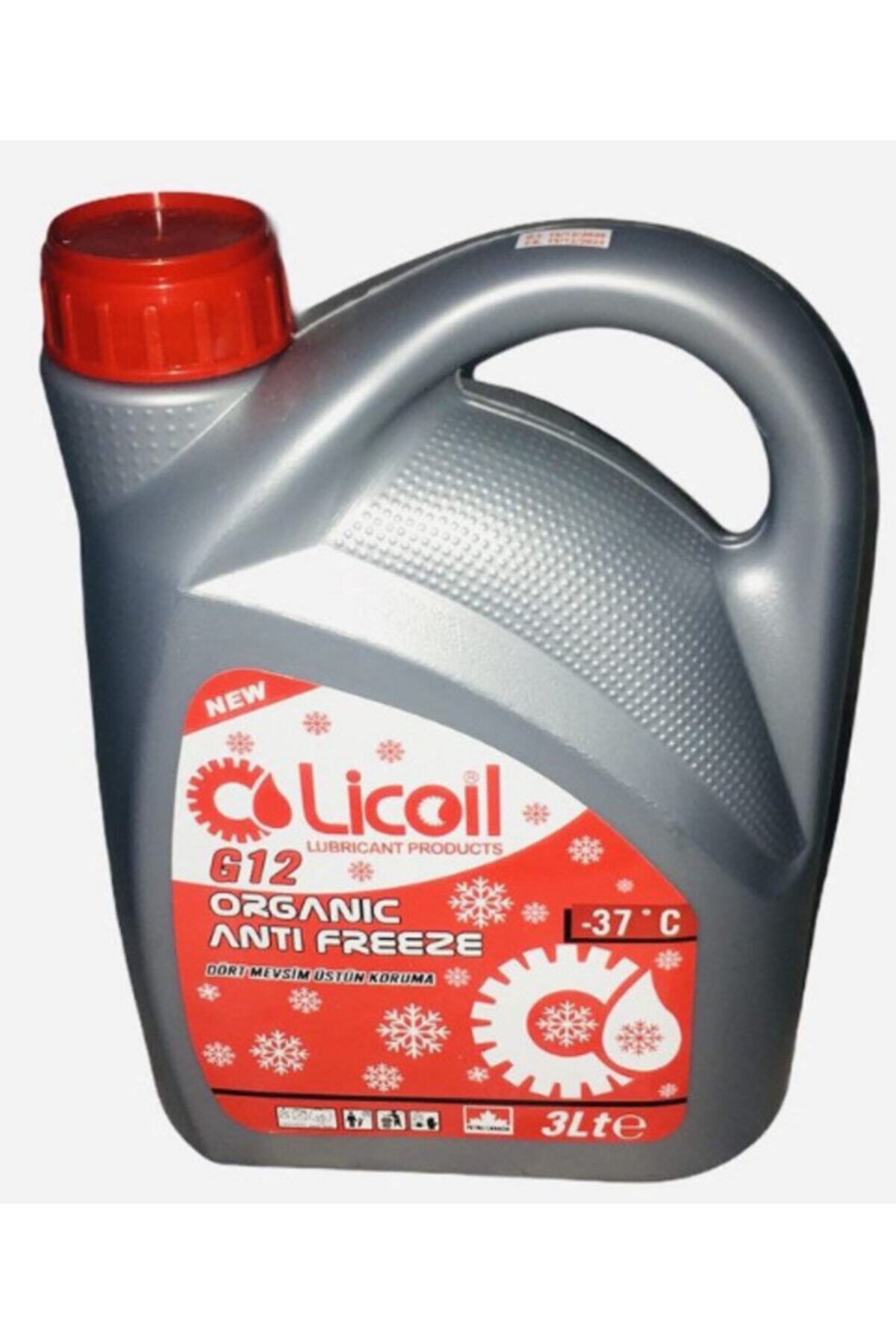 LİCOİL Organik G12 Kırmızı Antifriz -37c  3 litre