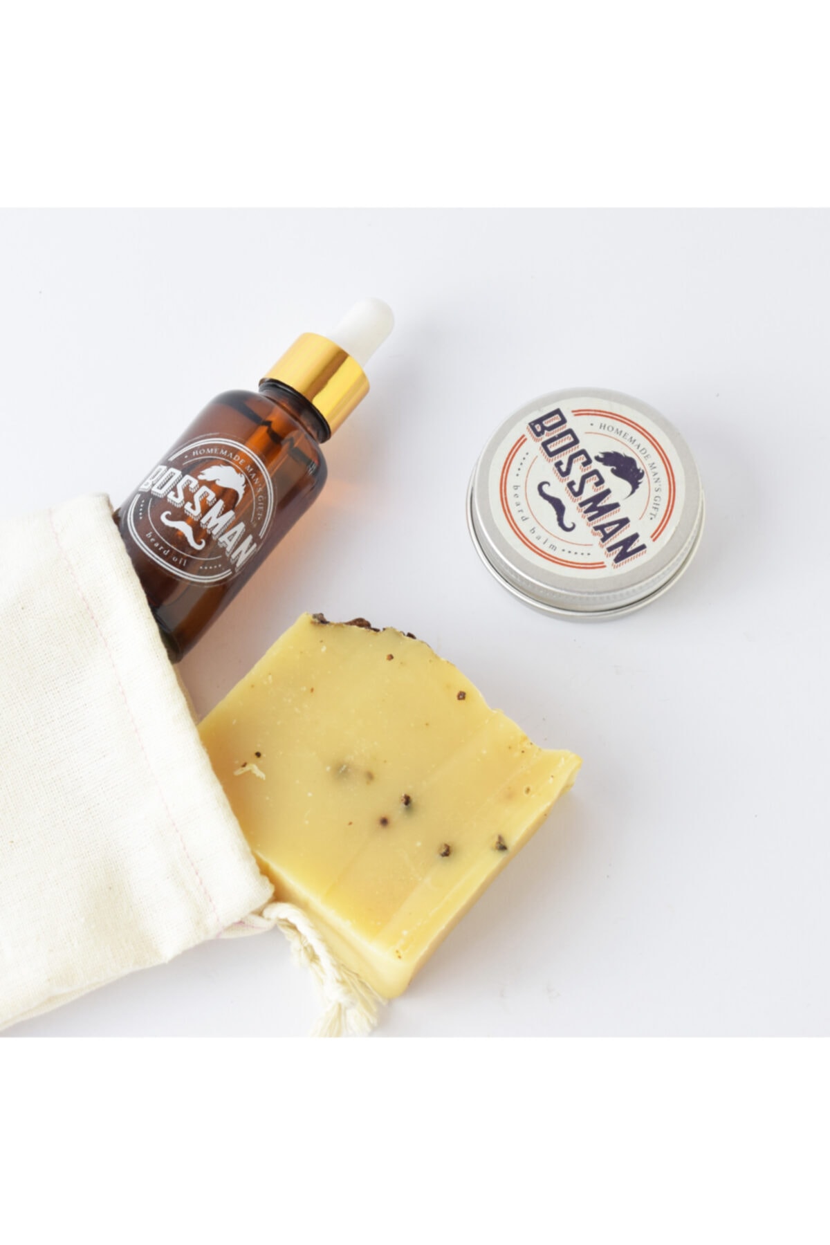 bossmannatural Bossman 3lü Sakal Bakım Seti