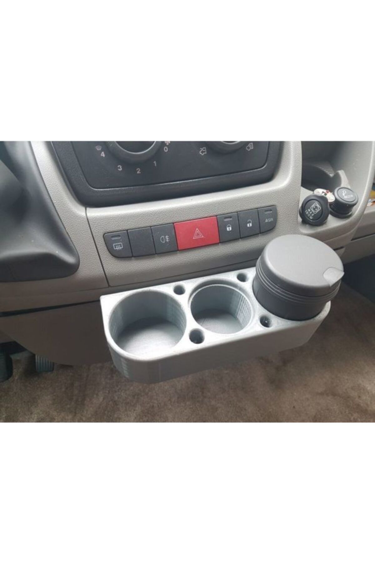 5D DESİGN Fiat Ducato Bardaklık Üçlü Özel Tasarım