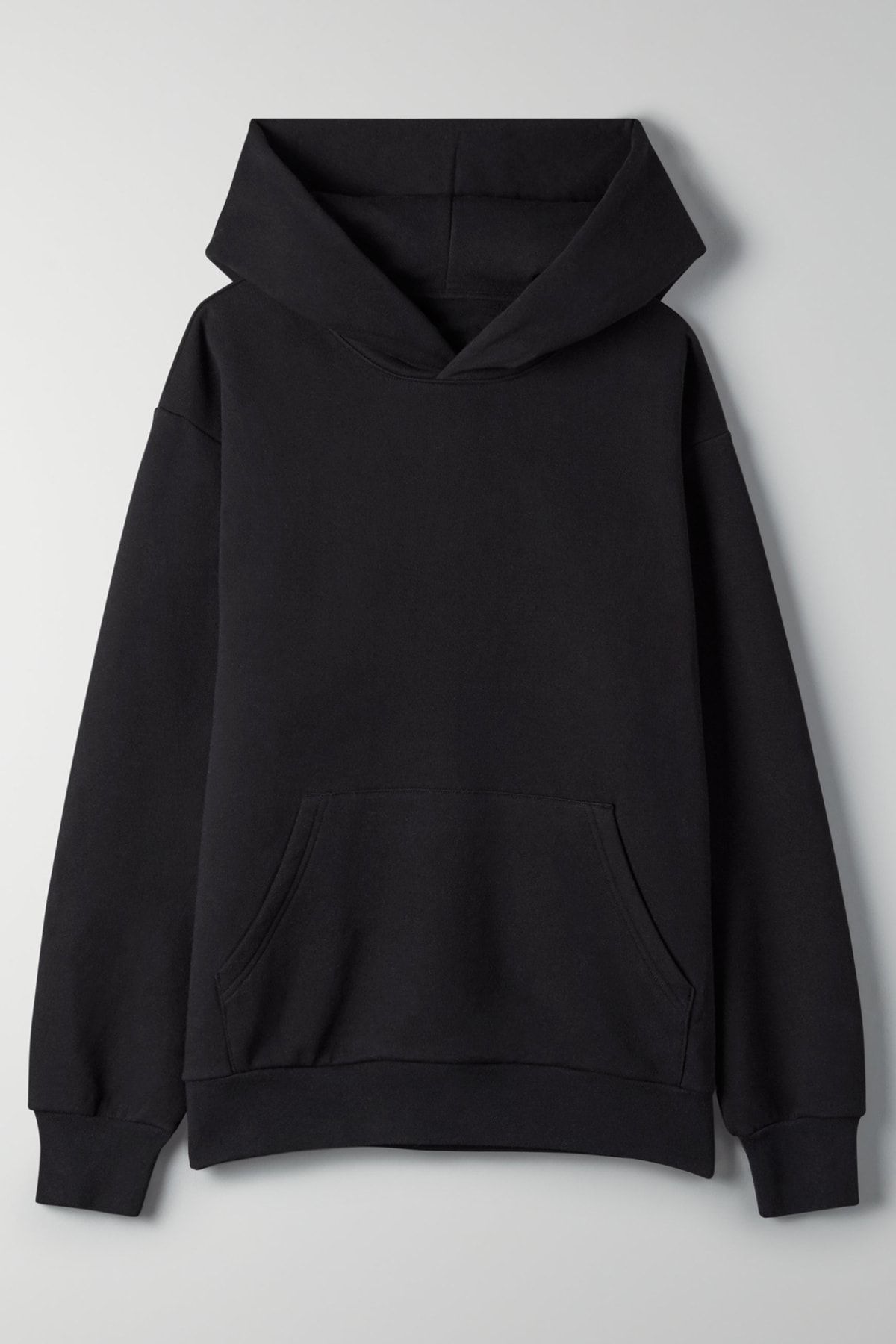 Soufeel Siyah Classic Kadın Kapüşonlu Sweatshirt. Hoodie