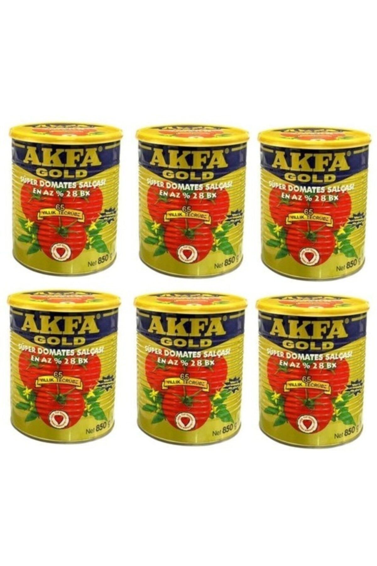 Akfa Gold Süper Domates Salçası 850 Gr X 6 Adet
