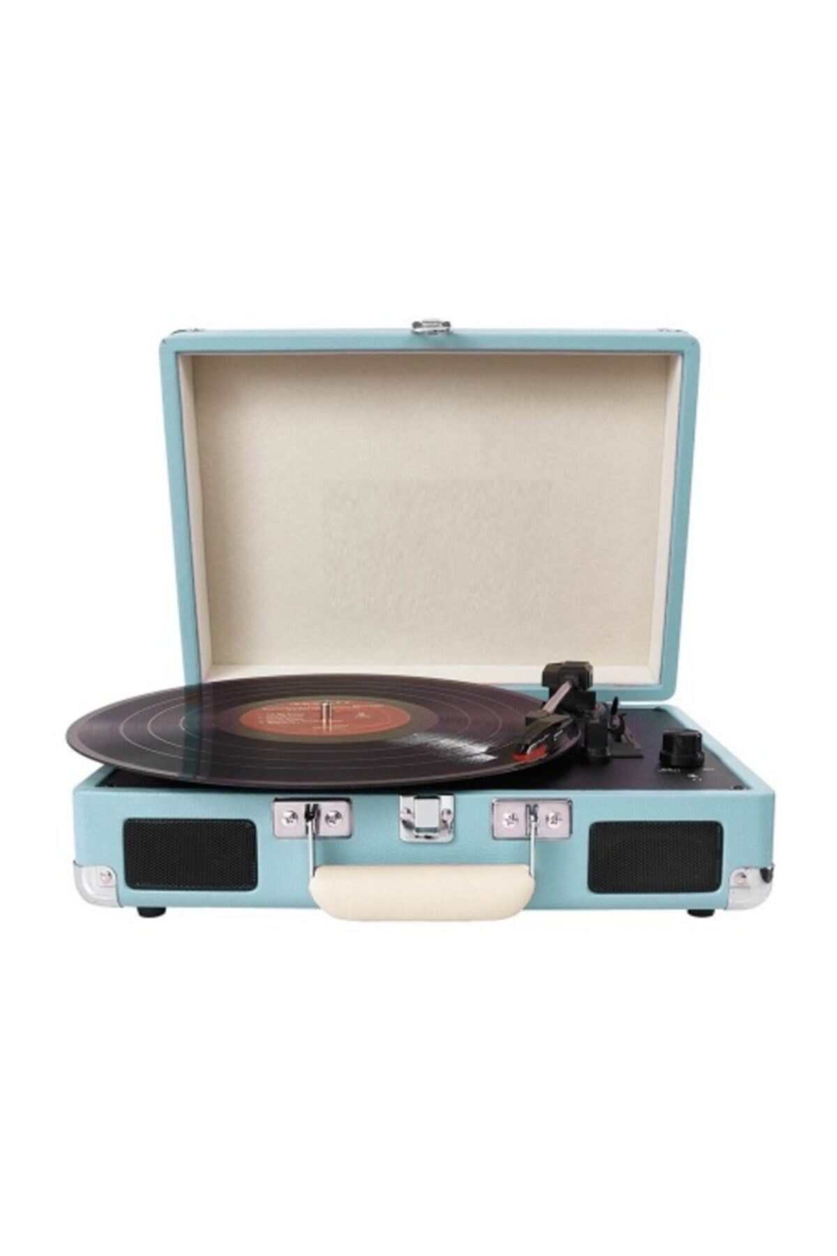 UygunSepet Retro Şarj Özellikli Pikap 33,45,78 Devir Plakçalar -mavi