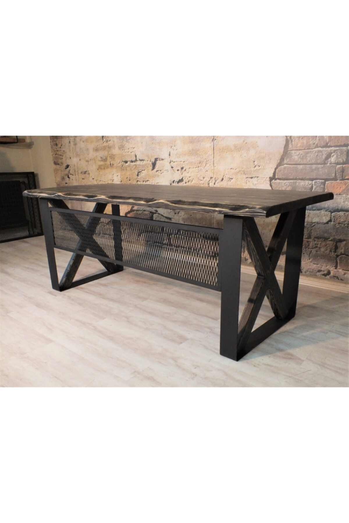 NT Concept Ntconcept Masif Ağaç Ofis Ve Çalışma Masası(100cm-220cm)