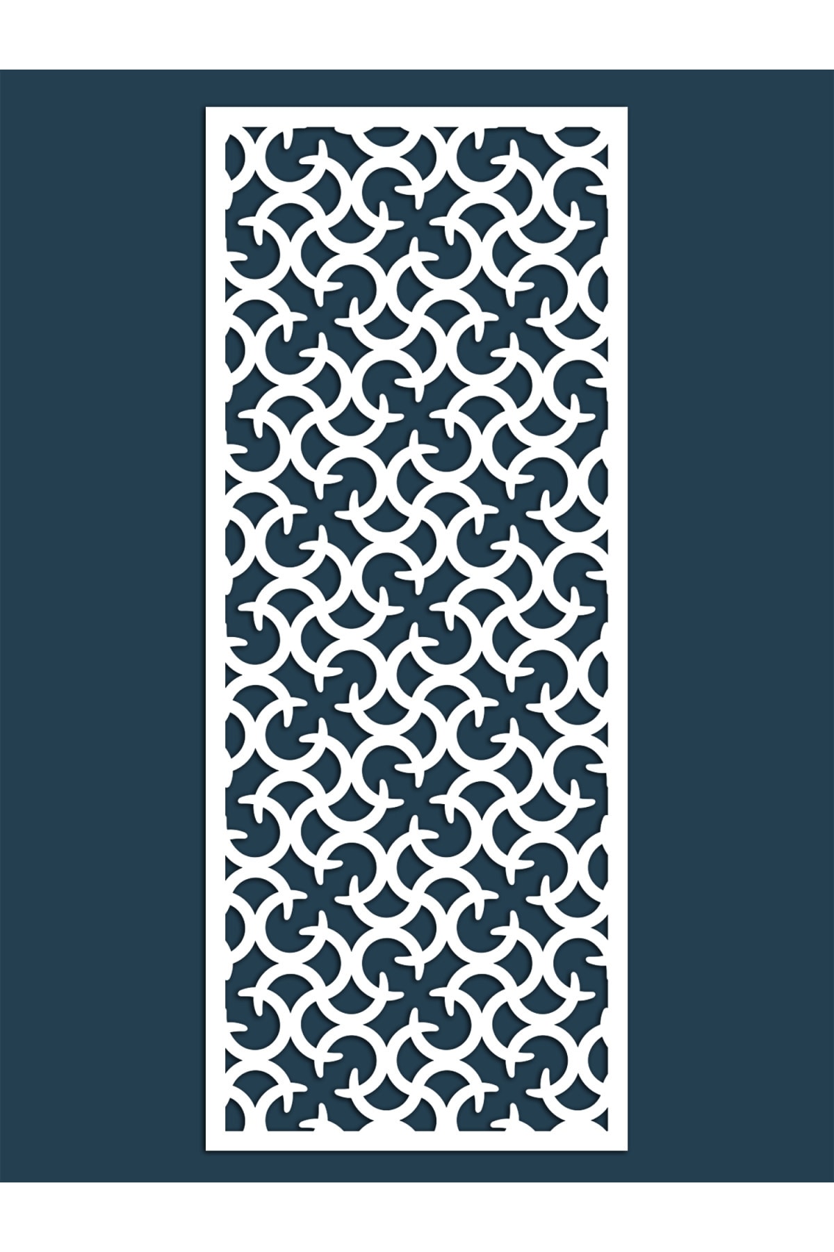 Liar Dekor Liar Ahşap Seperatör (Paravan) - KSP-54 - (18 mm) - (100 cm x 210 cm) - (Beyaz)