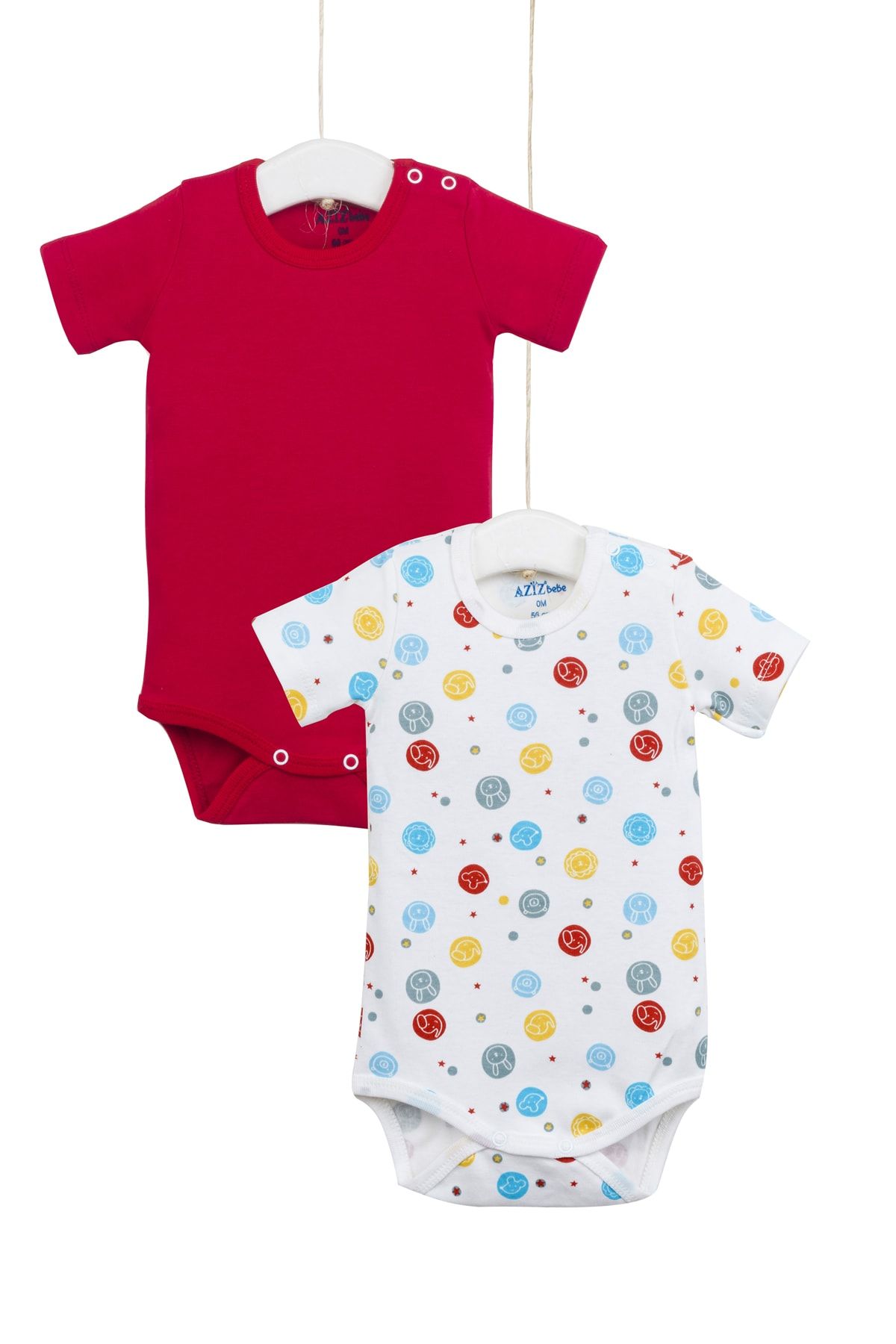 Aziz Bebe 001731 Çıtçıtlı Ikili Body