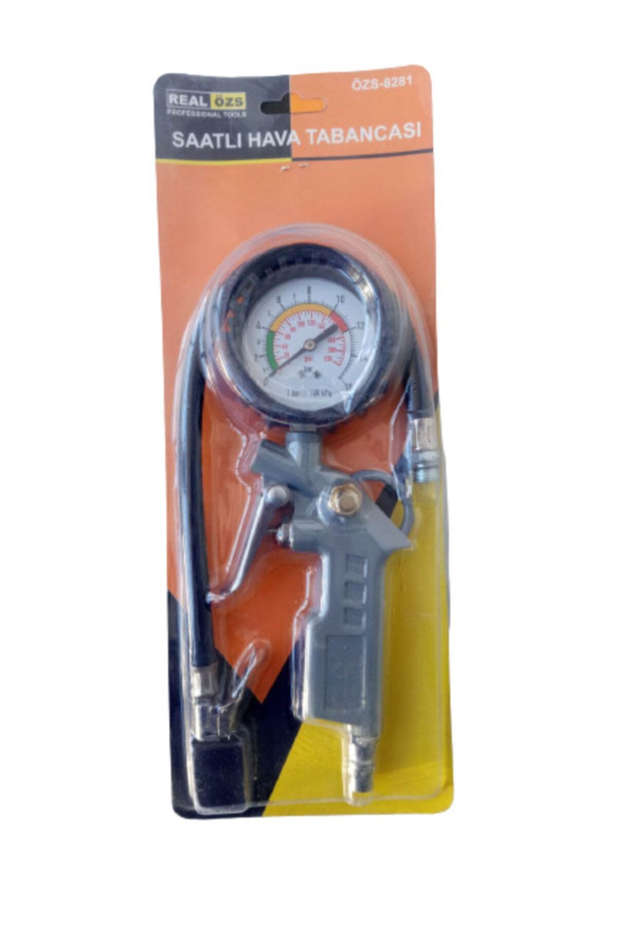 Real Özs Saatli Hava Tabancası Göstergeli Lastik Şişirme