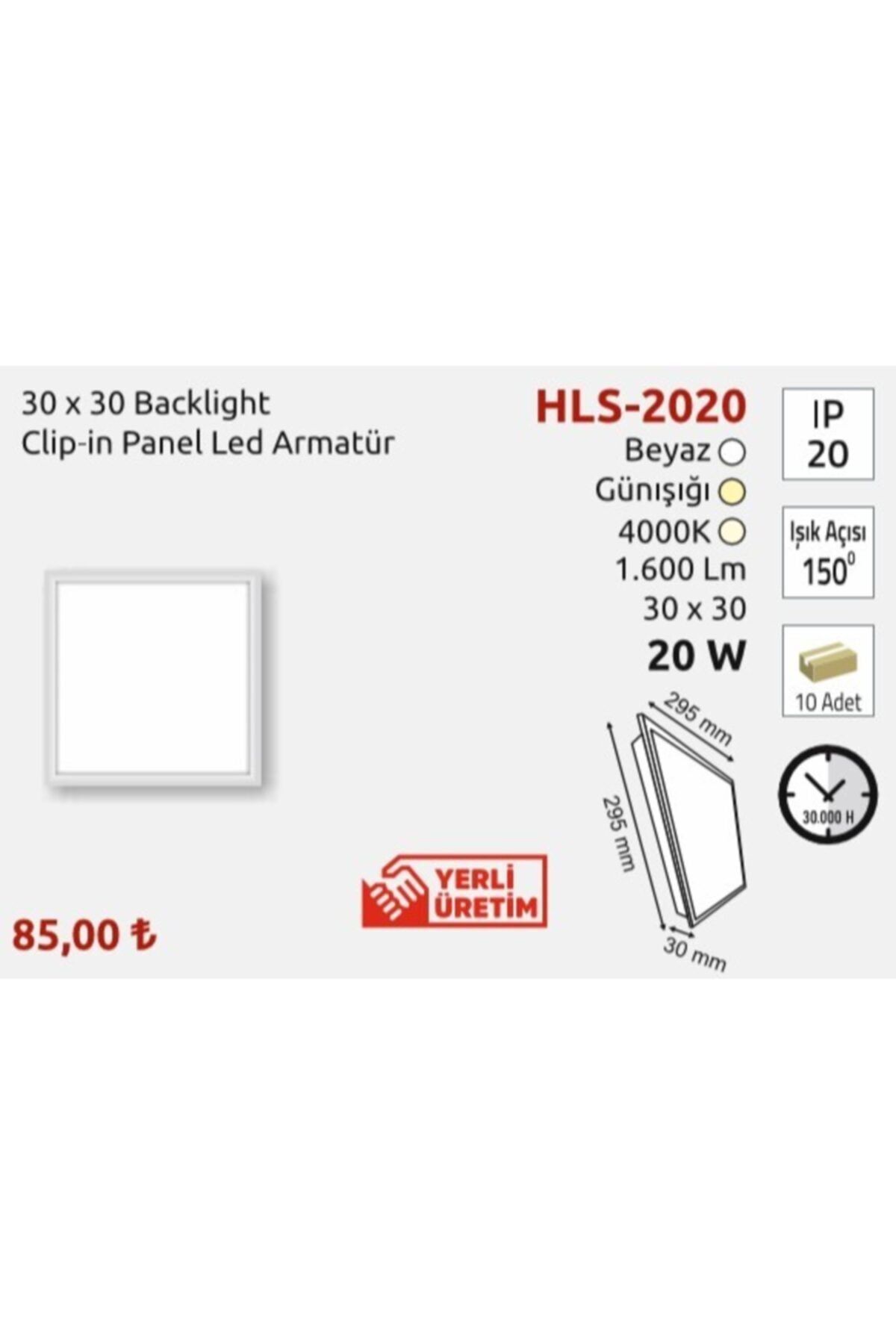 Helios Panel Led Armatür