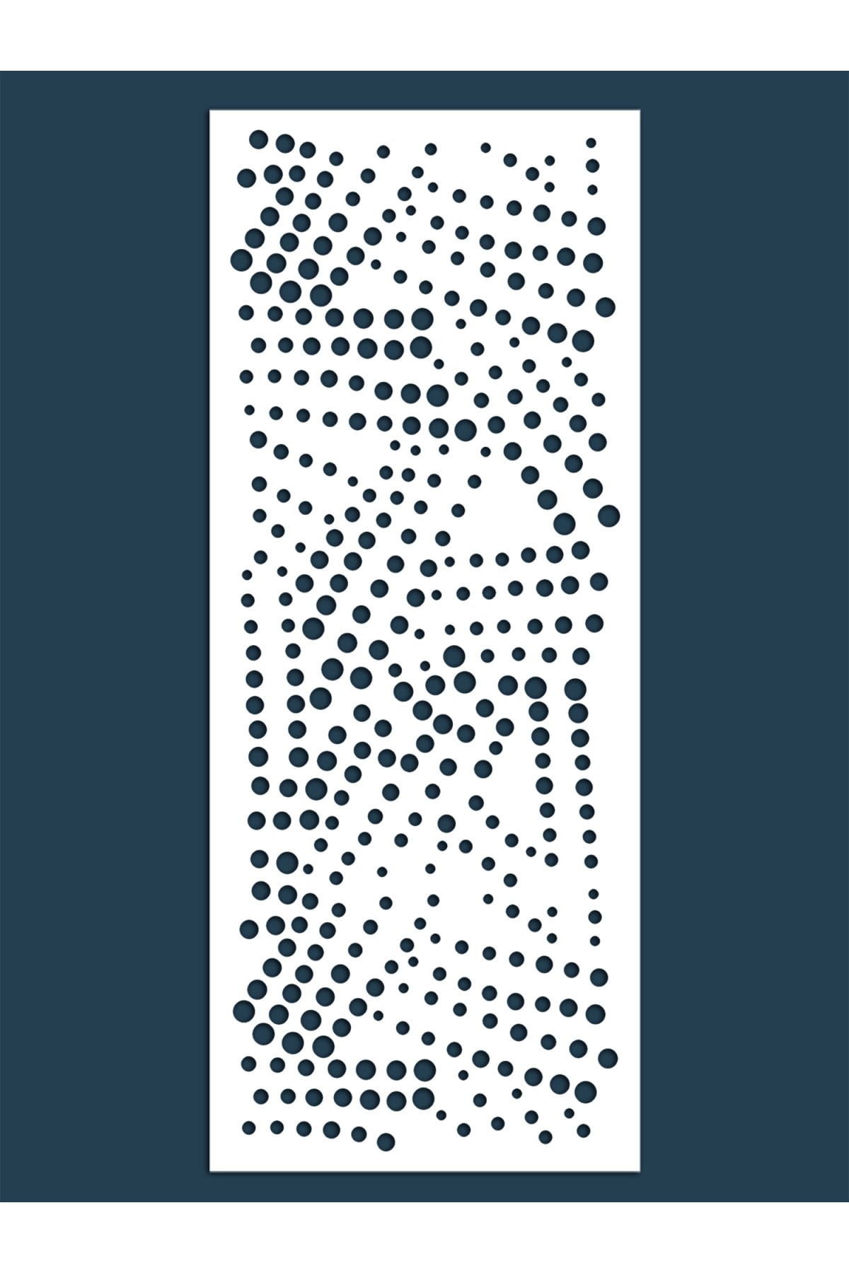 Liar Dekor Liar Ahşap Seperatör (Paravan) - KSP-58 - (10 mm) - (60 cm x 160 cm) - (Beyaz)