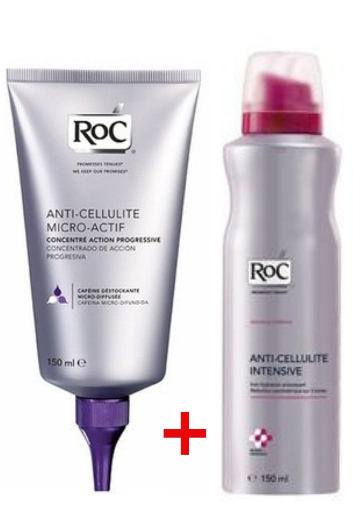 Roc Anti Cellülite Intensive + Anti Cellülite Micro - Actif Gece + Gündüz 2'li Sülülit Bakım Seti