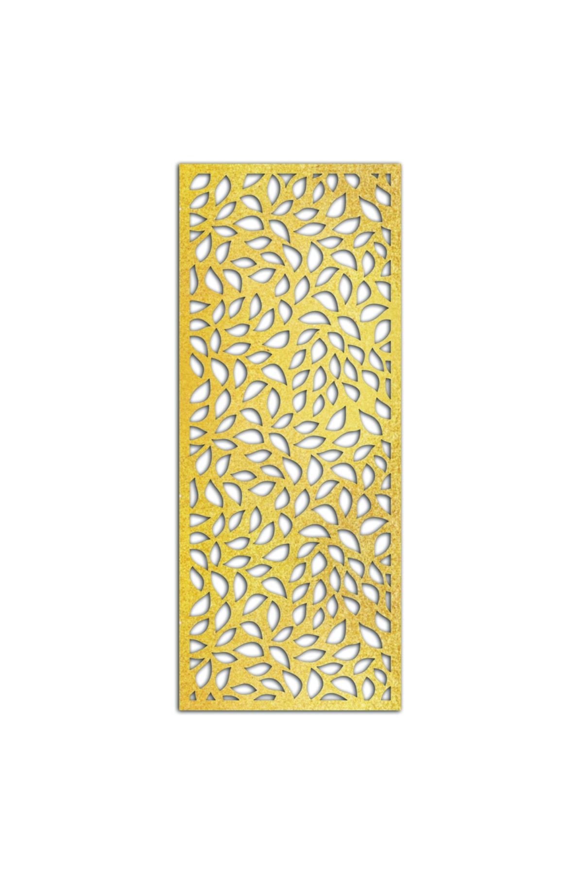 Liar Dekor Liar Ahşap Seperatör (Paravan) - KSP-47 - (10 mm) - (69 cm x 139 cm) - (Gold)