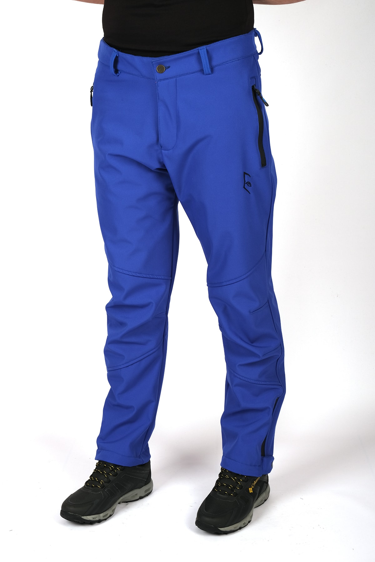bombe Erkek Mavi Outdoor Softshell Pantolon
