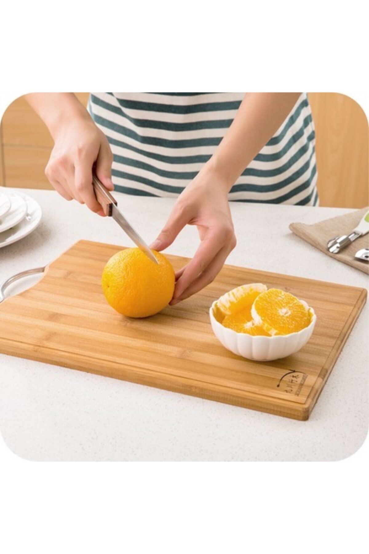 metalshop Bambu Kesme Tahta Doğrama Doğal Kesme Tahtası