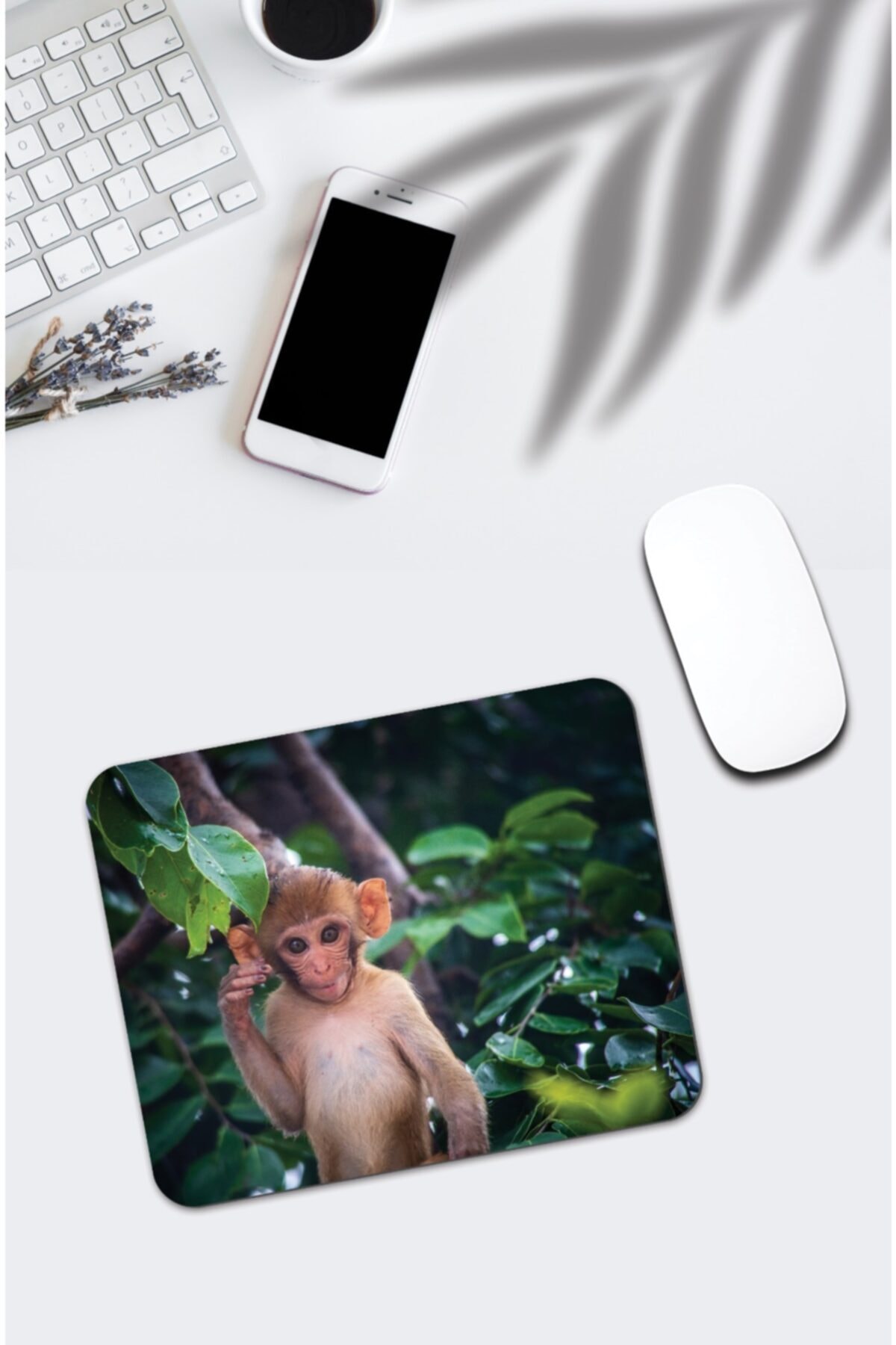 pixolog Yavru Maymunlu Mouse Pad 527