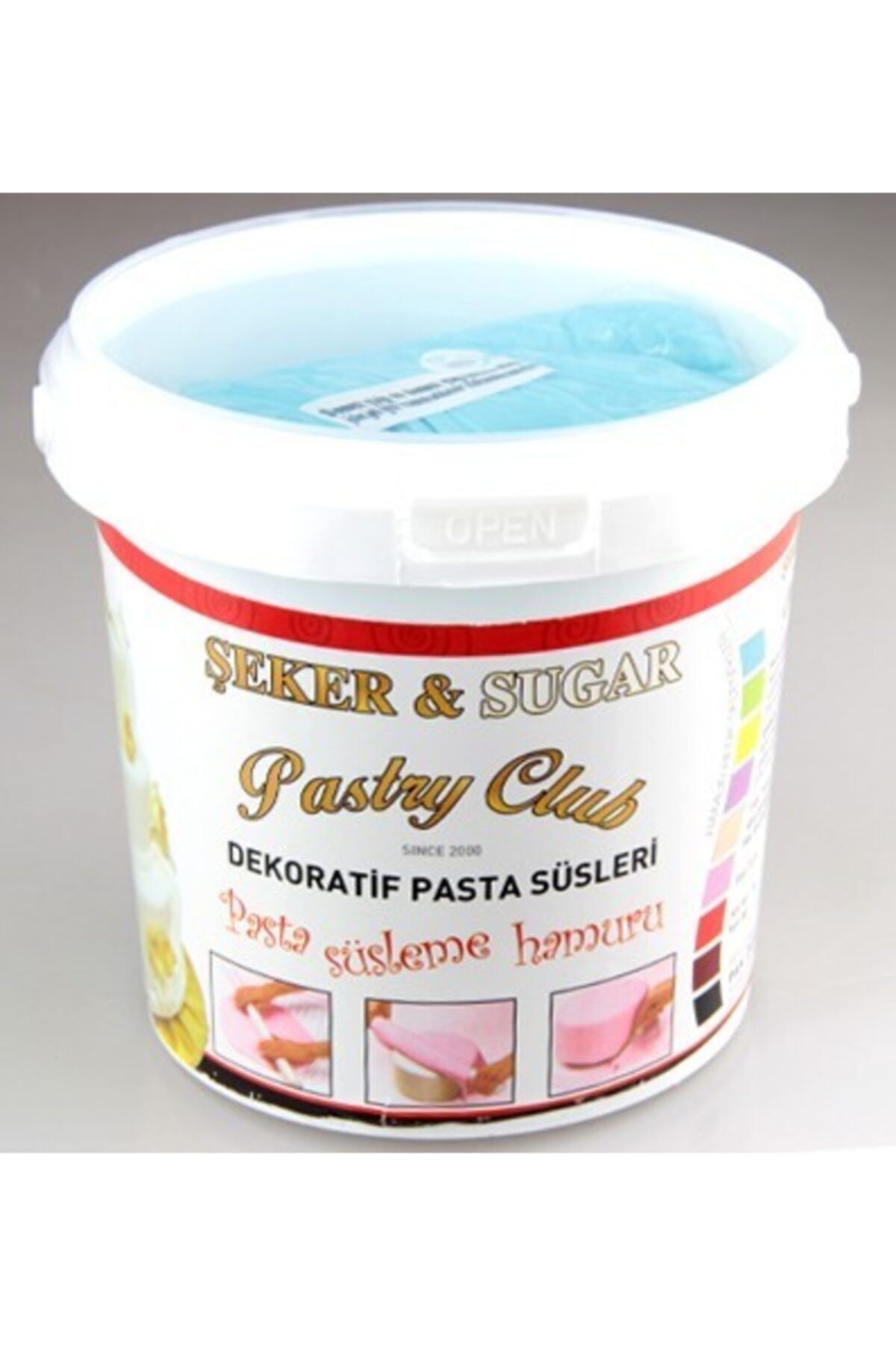 NO NAME Pasta Kurabiye Şeker Hamuru Mavi 1kg.