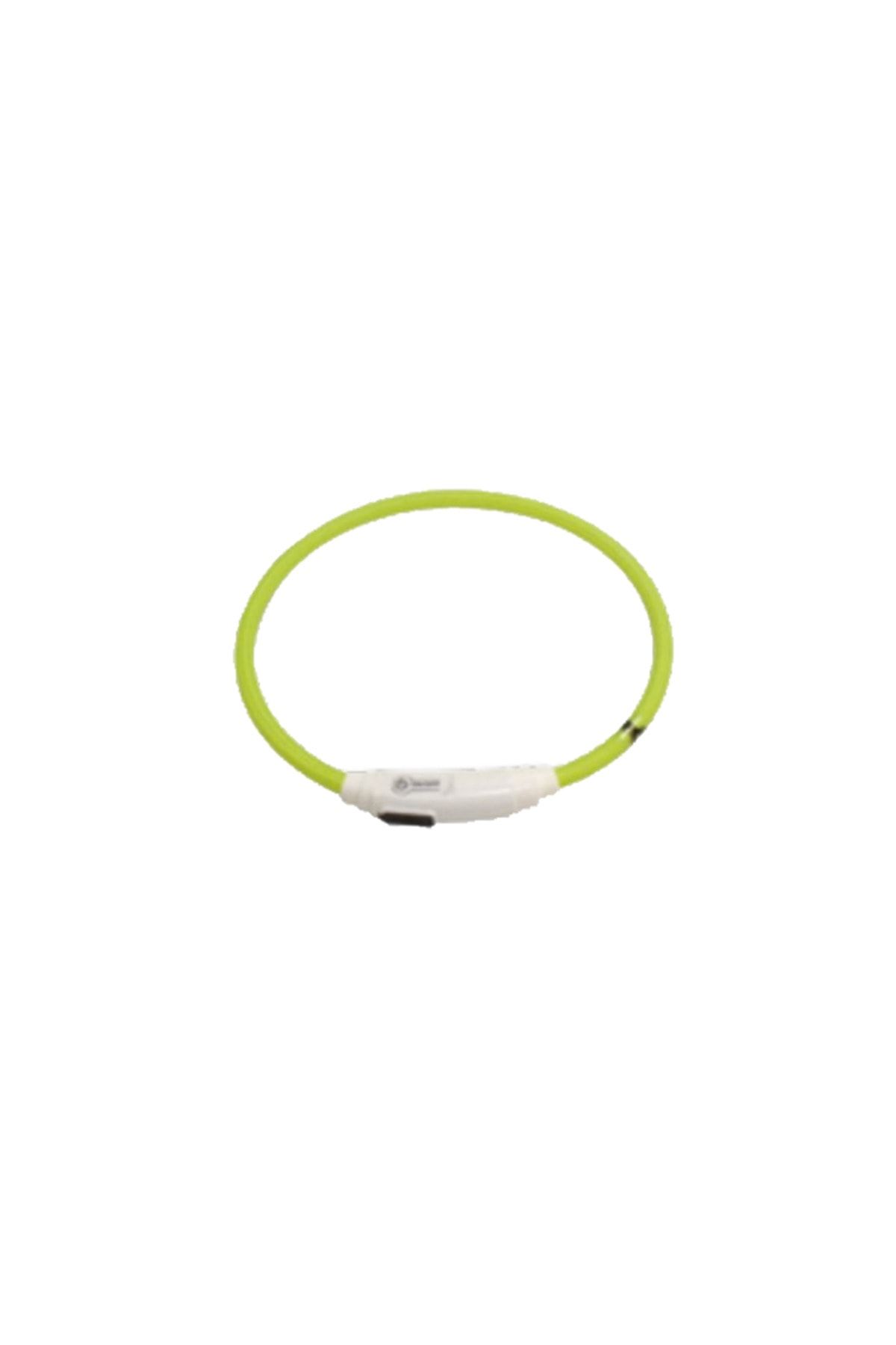 Croci Plastik Usb Li Led Işıklı Kedi Tasması Yeşil 40cm