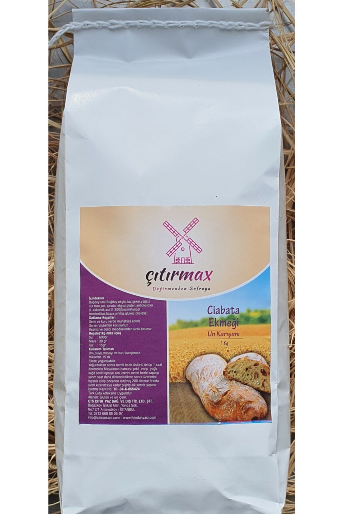 Çıtırmax Ciabata Ekmeği Un Karışımı 1 Kg