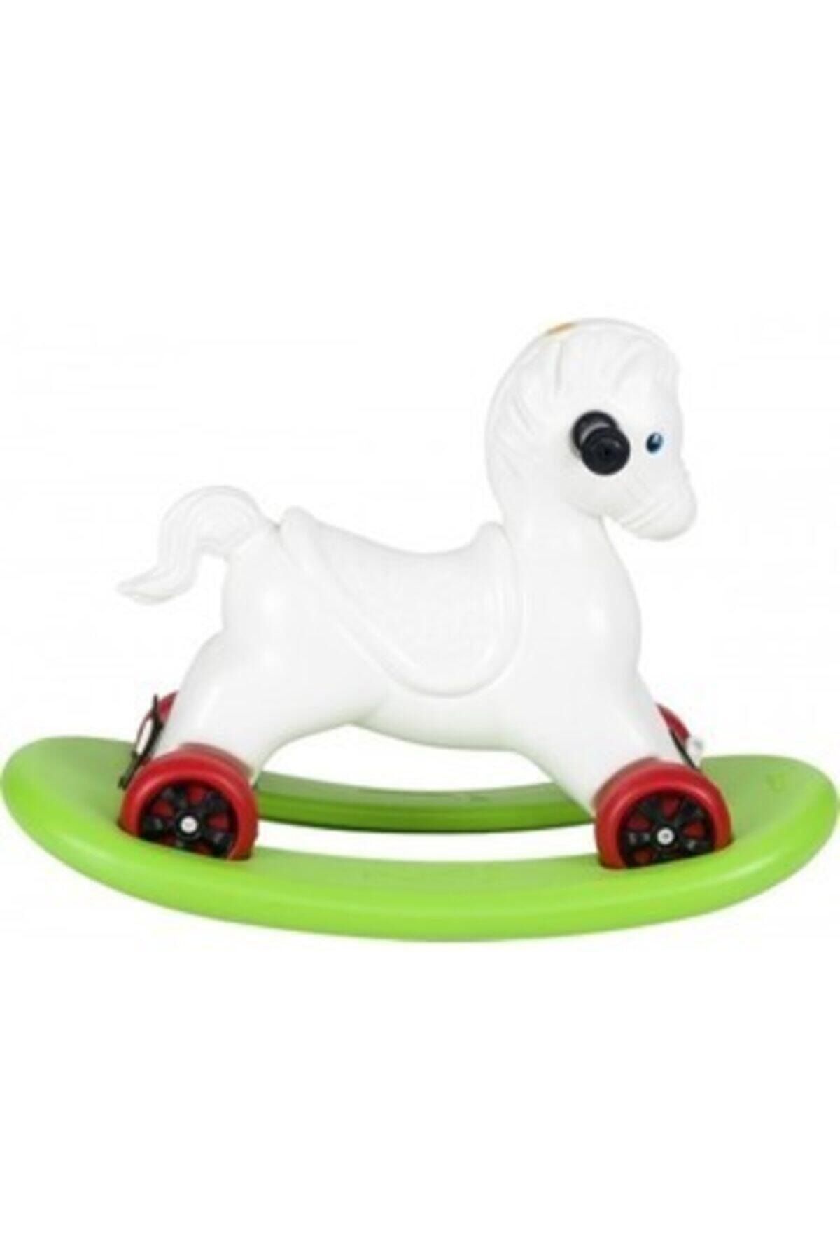 enhos oyuncak enhostoys sallanan at yesil beyaz fiyati yorumlari trendyol