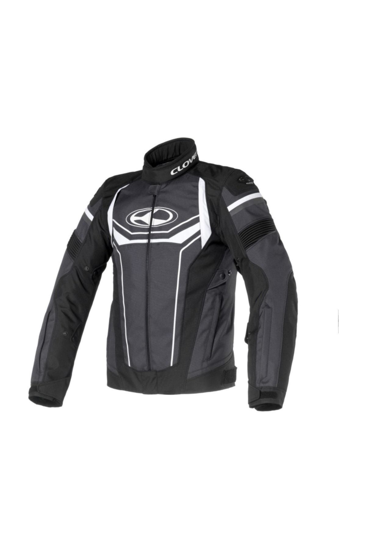 Clover Airblade-3 Kısa Mont - Siyah / Beyaz