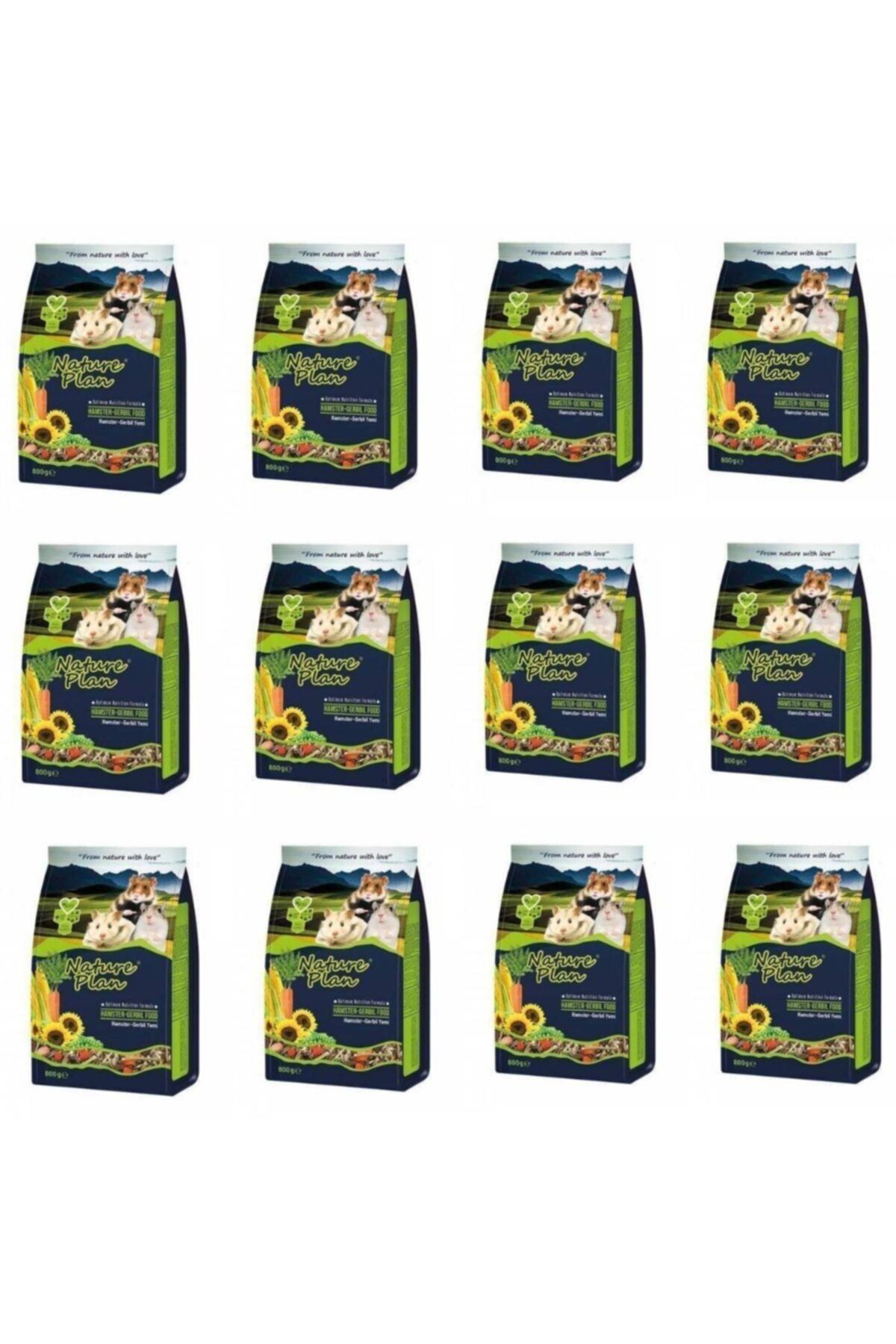 Nature Plan Hamster Yemi Eko Paket 800 Gr 12'li