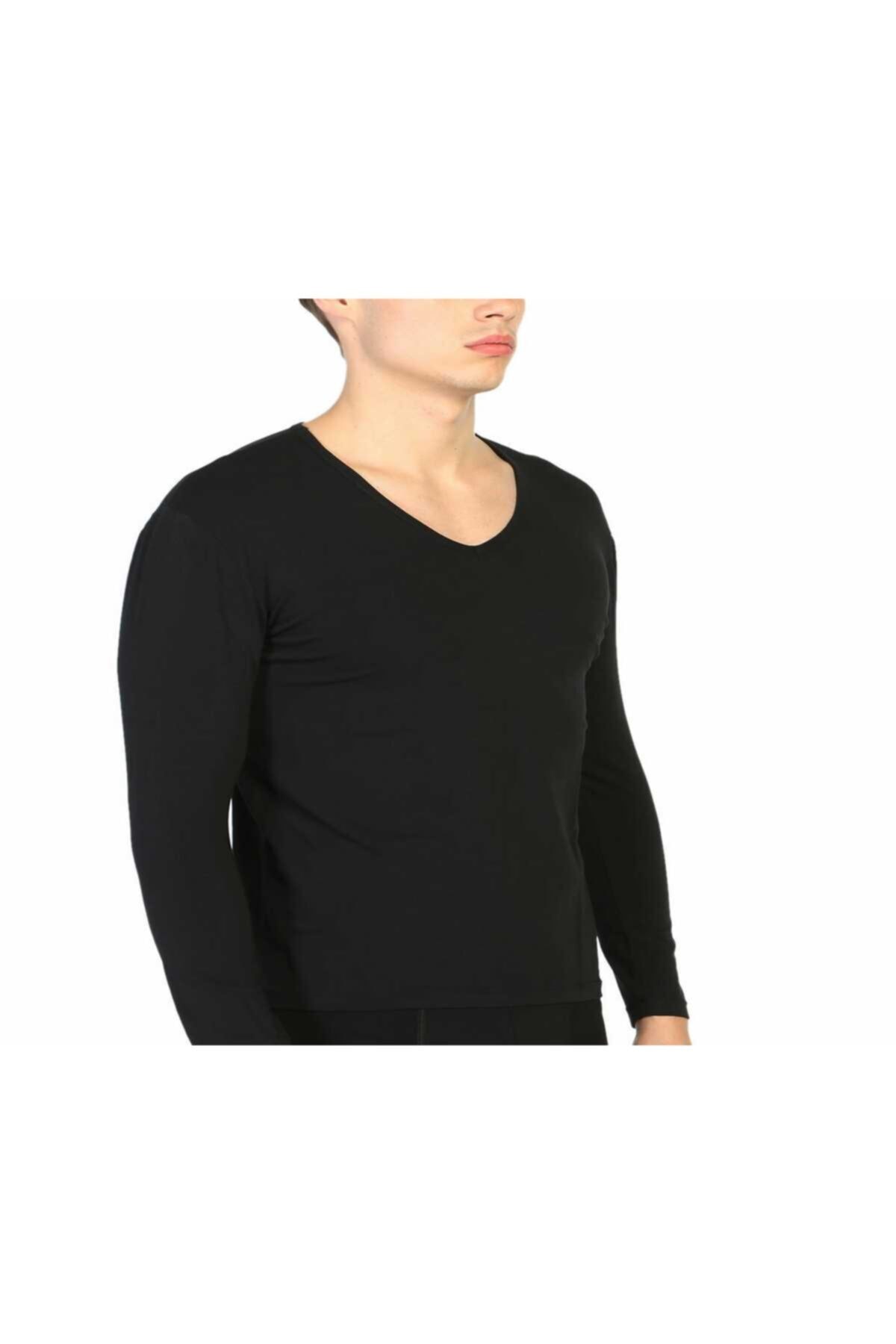 focuswear 'v Yaka Uzun Kol Lyc Pamuk Erkek Fanıla