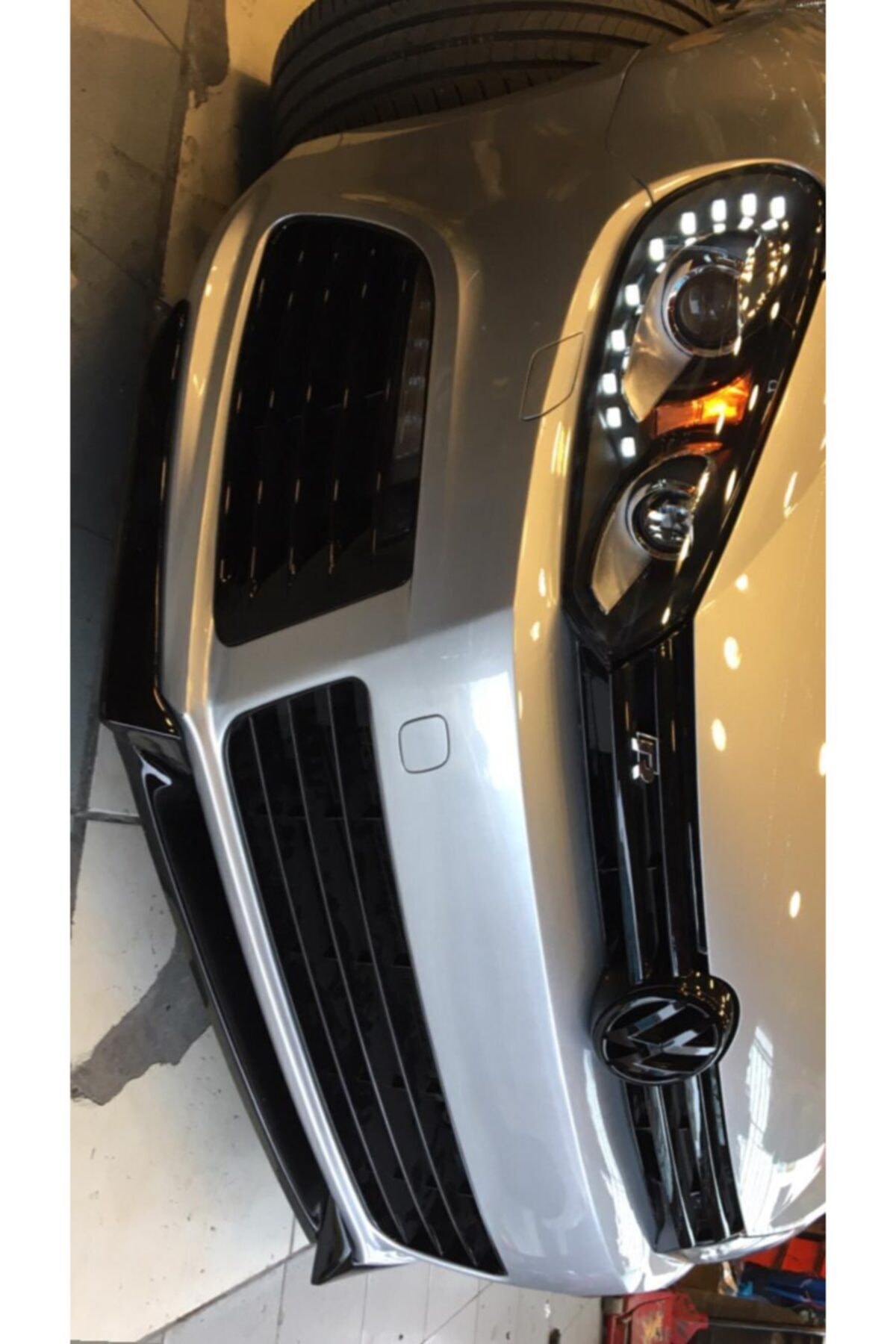 Volkswagen Golf 6 3 Parça Ön Lip (plastik)