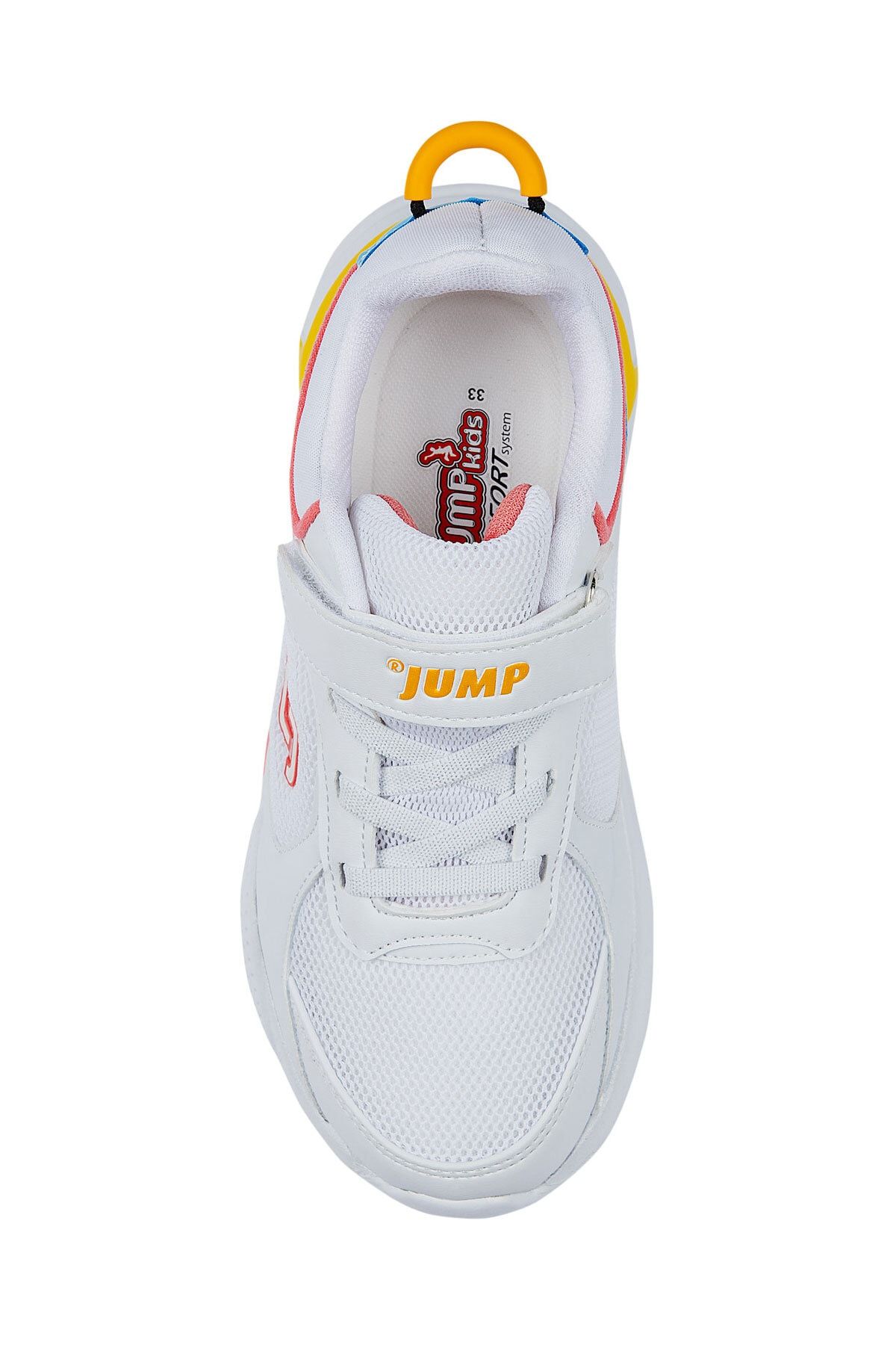 24931 Beyaz - Bebe Mavi - Sarı - Pembe Kız Çocuk Yazlık Günlük Yürüyüş Sneaker Spor Ayakkabı