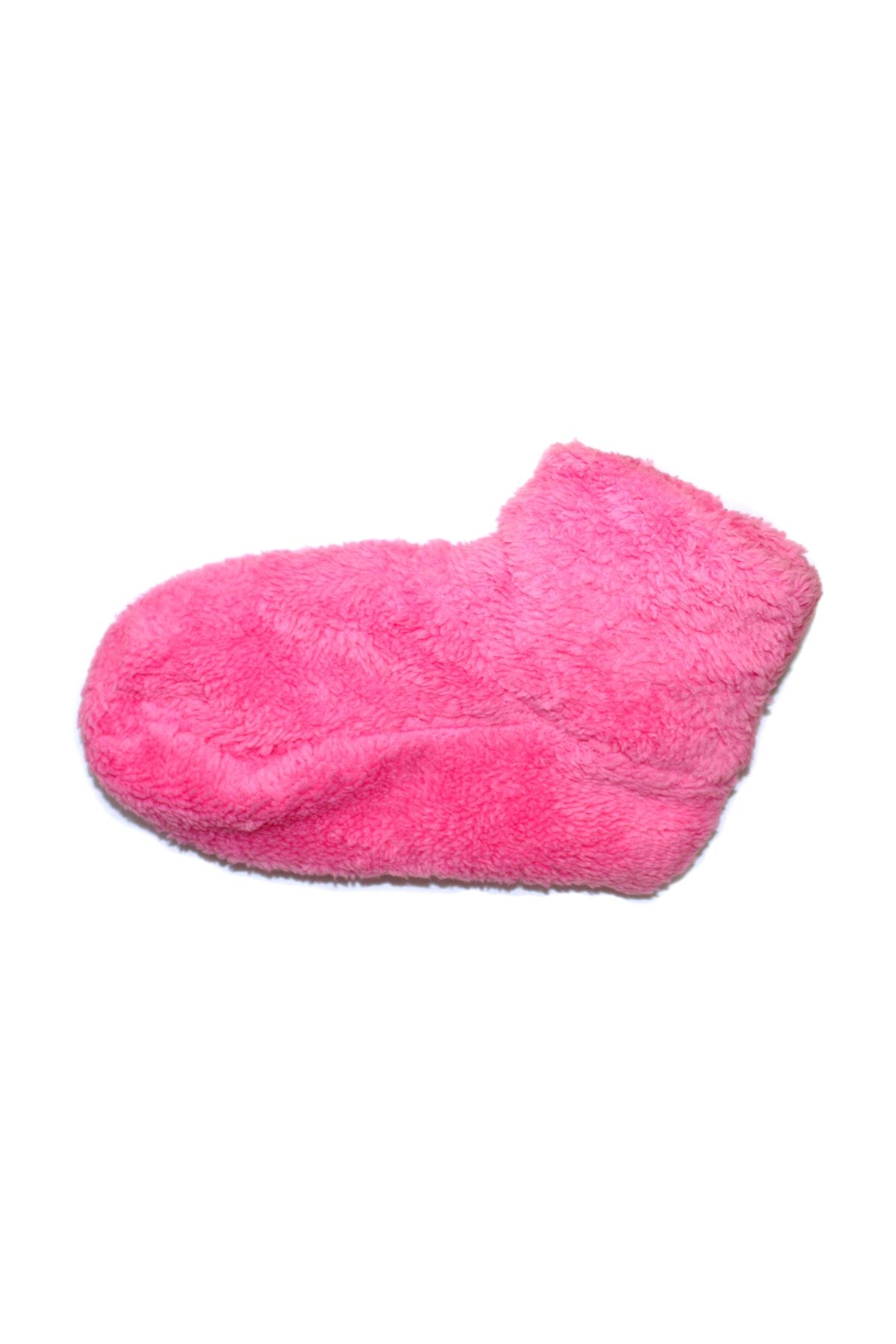 Bright top pink slippers