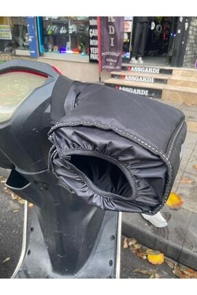 ASSGARDI Dio Kürklü El Koruma Elcik Tüm Scooter Modelleri Premium Rüzgarlık Içi Yünlü Su Geçirmez Image 3
