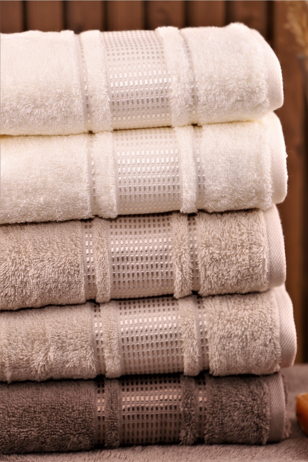 حوله دست و صورت 6 تکه پنبه ای بسیار جاذب آب 50*90 Colourist