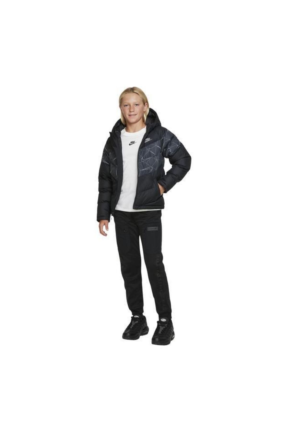 Nike Sportswear Synthetic fill Full zip Hoodie Kids Coat Trendyol