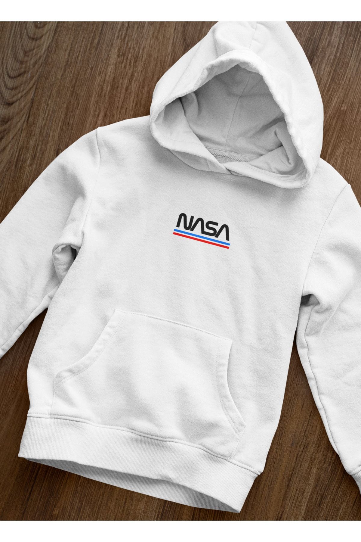 Troutlet Nasa Design Hoodie Trendyol