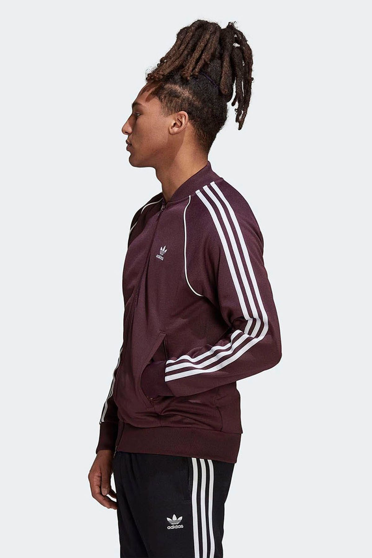 adidas Men s Daily Tracksuit Top Sst Tt P Blue Hk7339 Trendyol